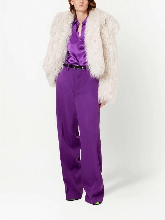 AMI BNWT AW22 AMI WIDE-LEG TAILORED PANTS 28 Size US 28 / EU 44 - 15 Thumbnail