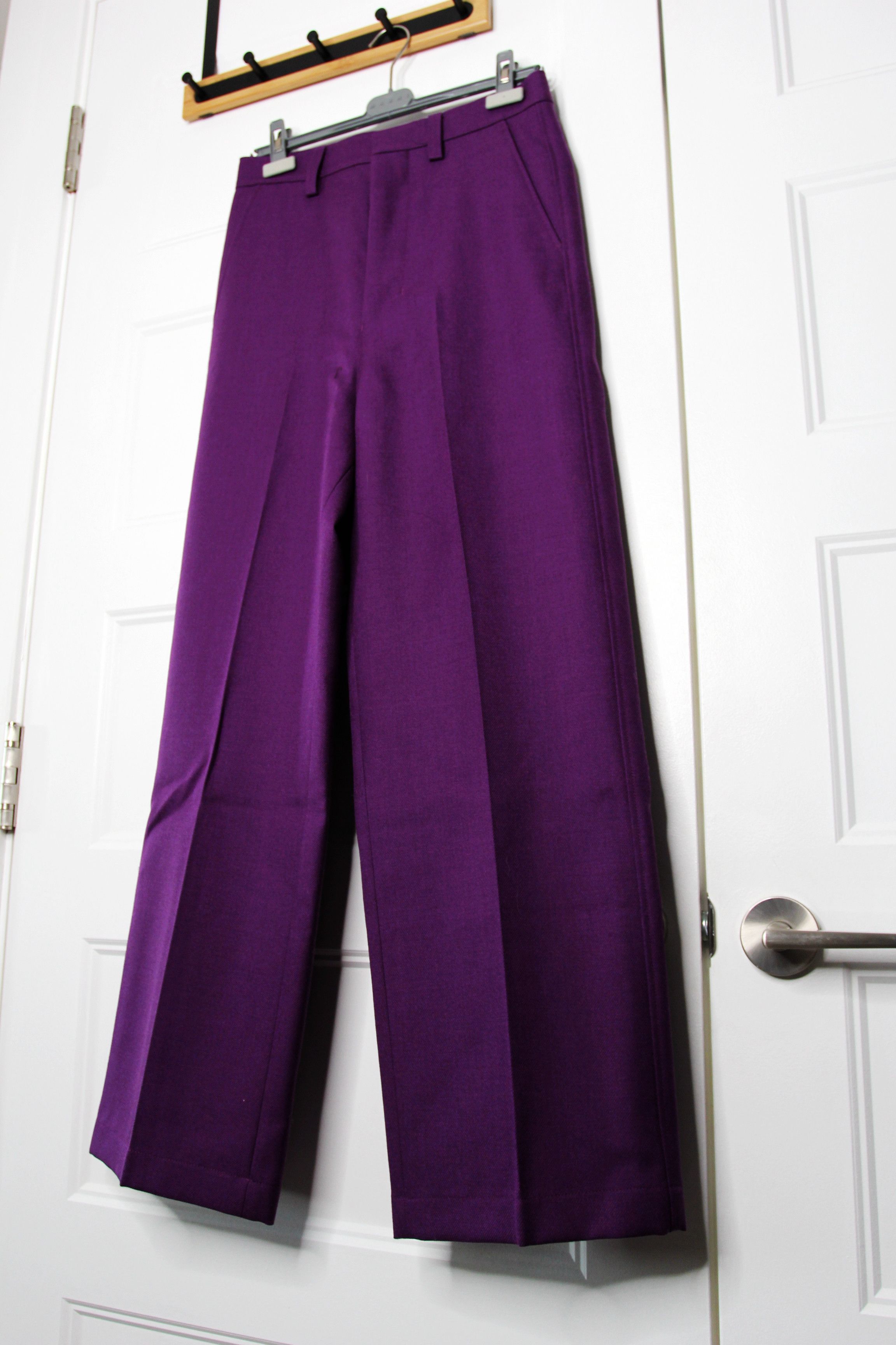 AMI BNWT AW22 AMI WIDE-LEG TAILORED PANTS 28 Size US 28 / EU 44 - 5 Thumbnail