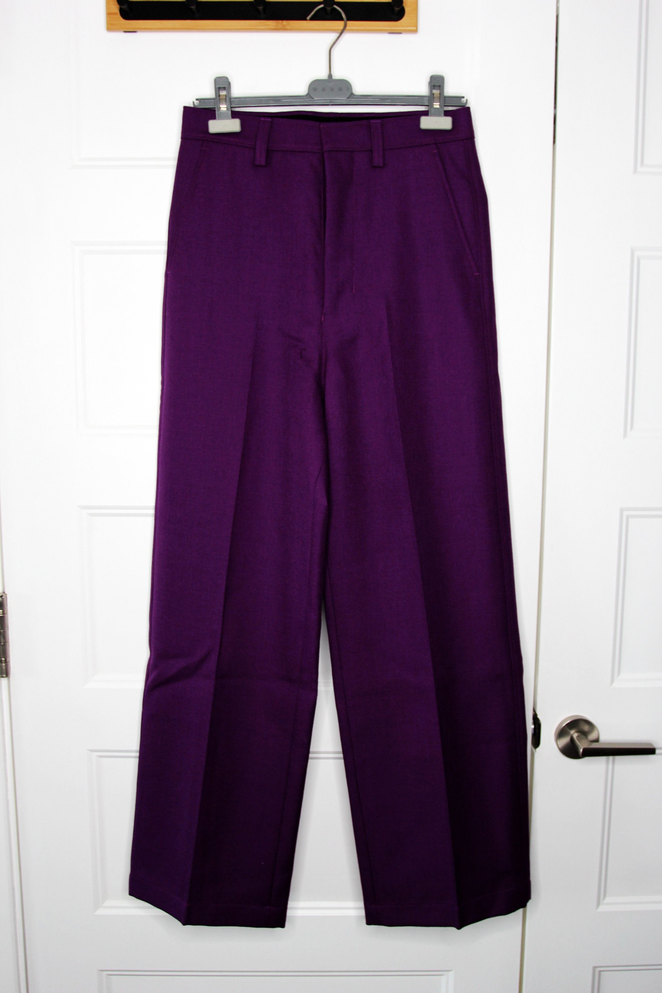 AMI BNWT AW22 AMI WIDE-LEG TAILORED PANTS 28 Size US 28 / EU 44 - 2 Thumbnail
