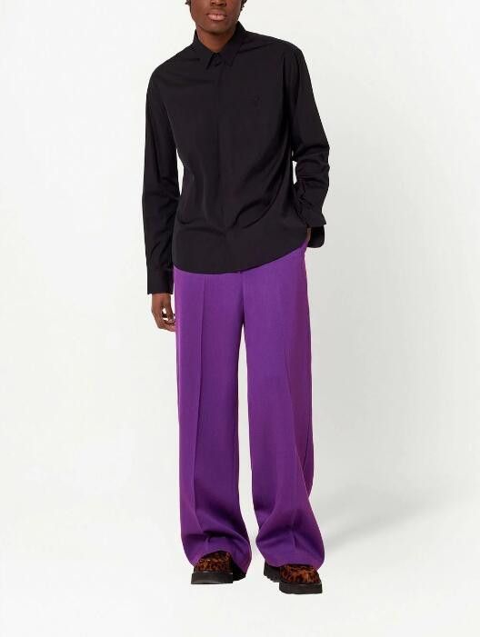 AMI BNWT AW22 AMI WIDE-LEG TAILORED PANTS 28 Size US 28 / EU 44 - 14 Thumbnail