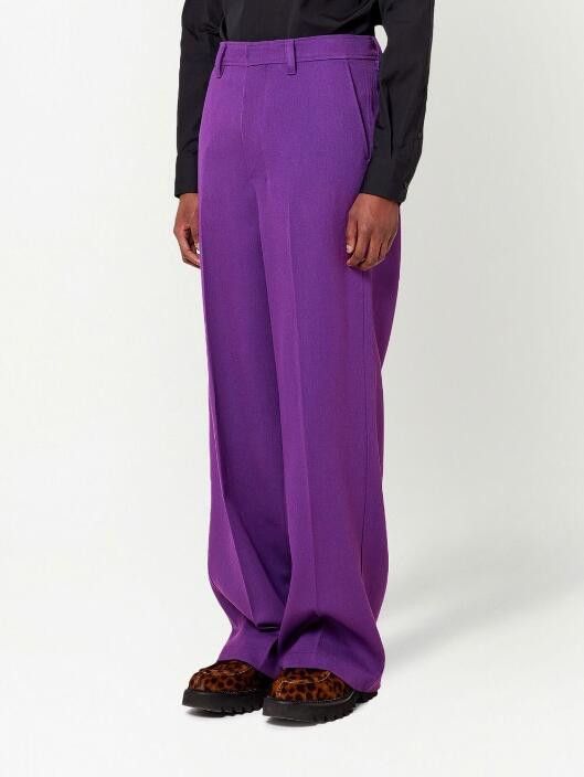 BNWT AW22 AMI WIDE-LEG TAILORED PANTS 34