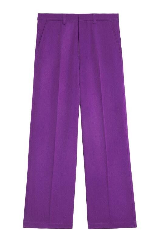 AMI BNWT AW22 AMI WIDE-LEG TAILORED PANTS 34 Size US 34 / EU 50 - 8 Thumbnail