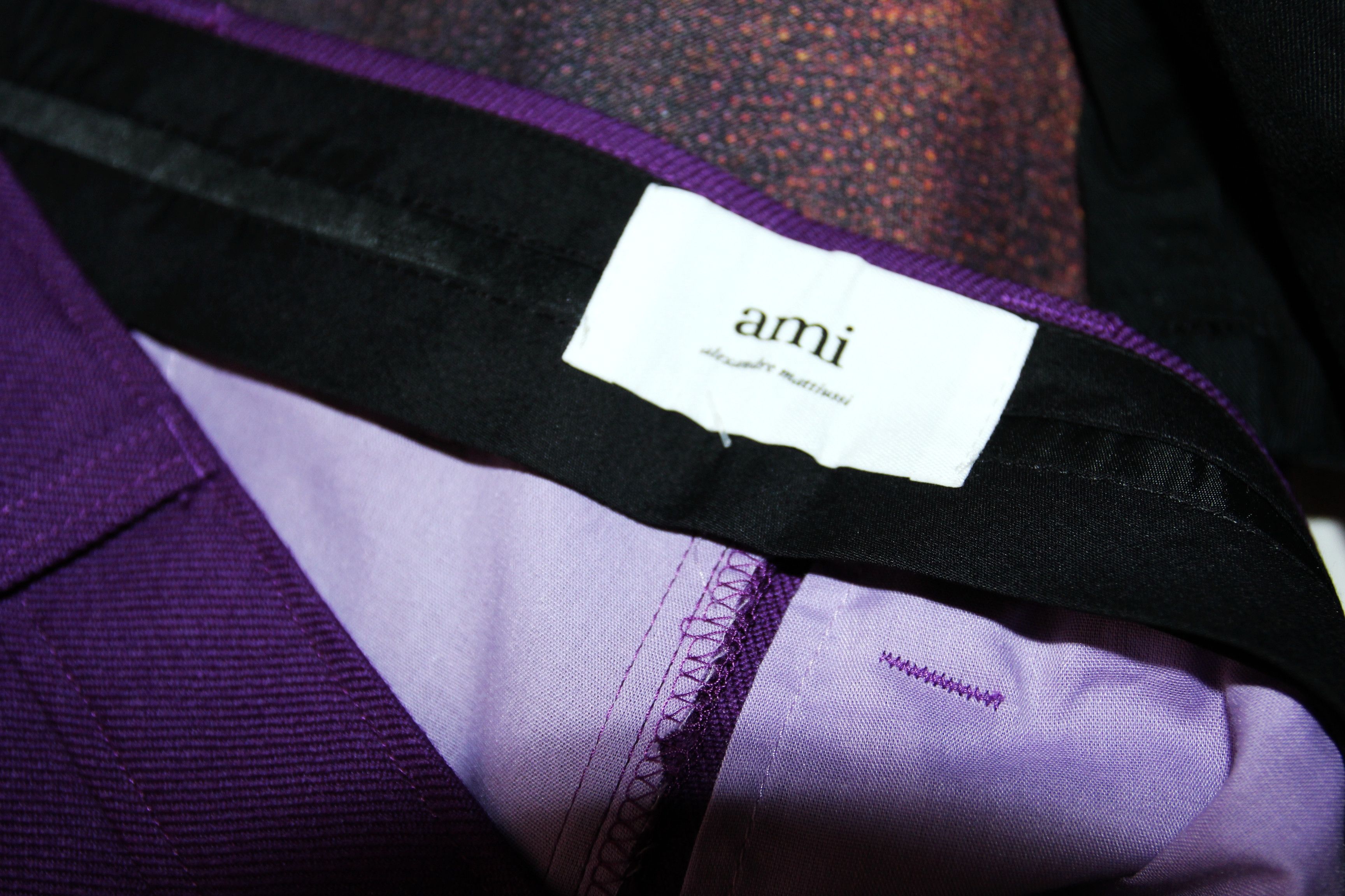 AMI BNWT AW22 AMI WIDE-LEG TAILORED PANTS 34 Size US 34 / EU 50 - 10 Thumbnail