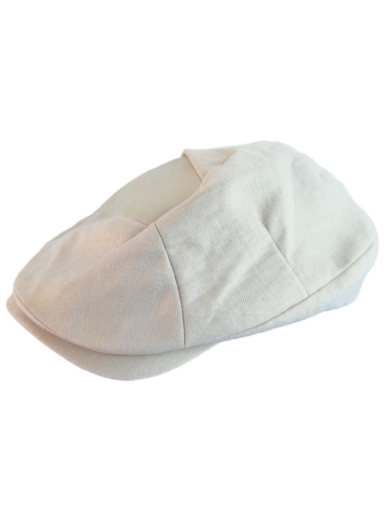 CA4LA 🔥Ca4la Linen / Ramie Crown Cow Skin Beige Newsboy Cap🔥 Size ONE SIZE - 9 Thumbnail