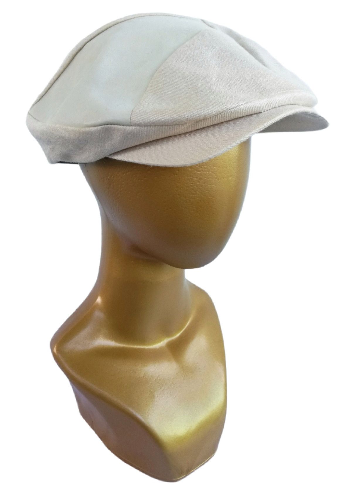 CA4LA 🔥Ca4la Linen / Ramie Crown Cow Skin Beige Newsboy Cap🔥 Size ONE SIZE - 7 Thumbnail