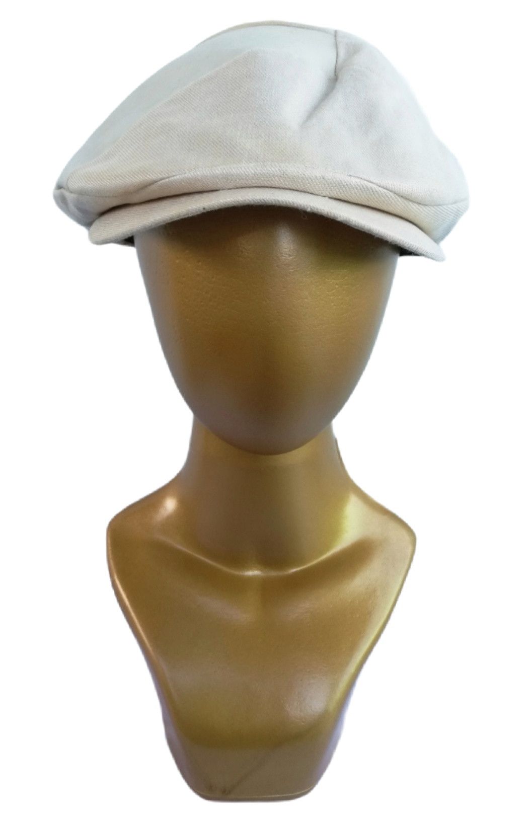 CA4LA 🔥Ca4la Linen / Ramie Crown Cow Skin Beige Newsboy Cap🔥 Size ONE SIZE - 8 Thumbnail