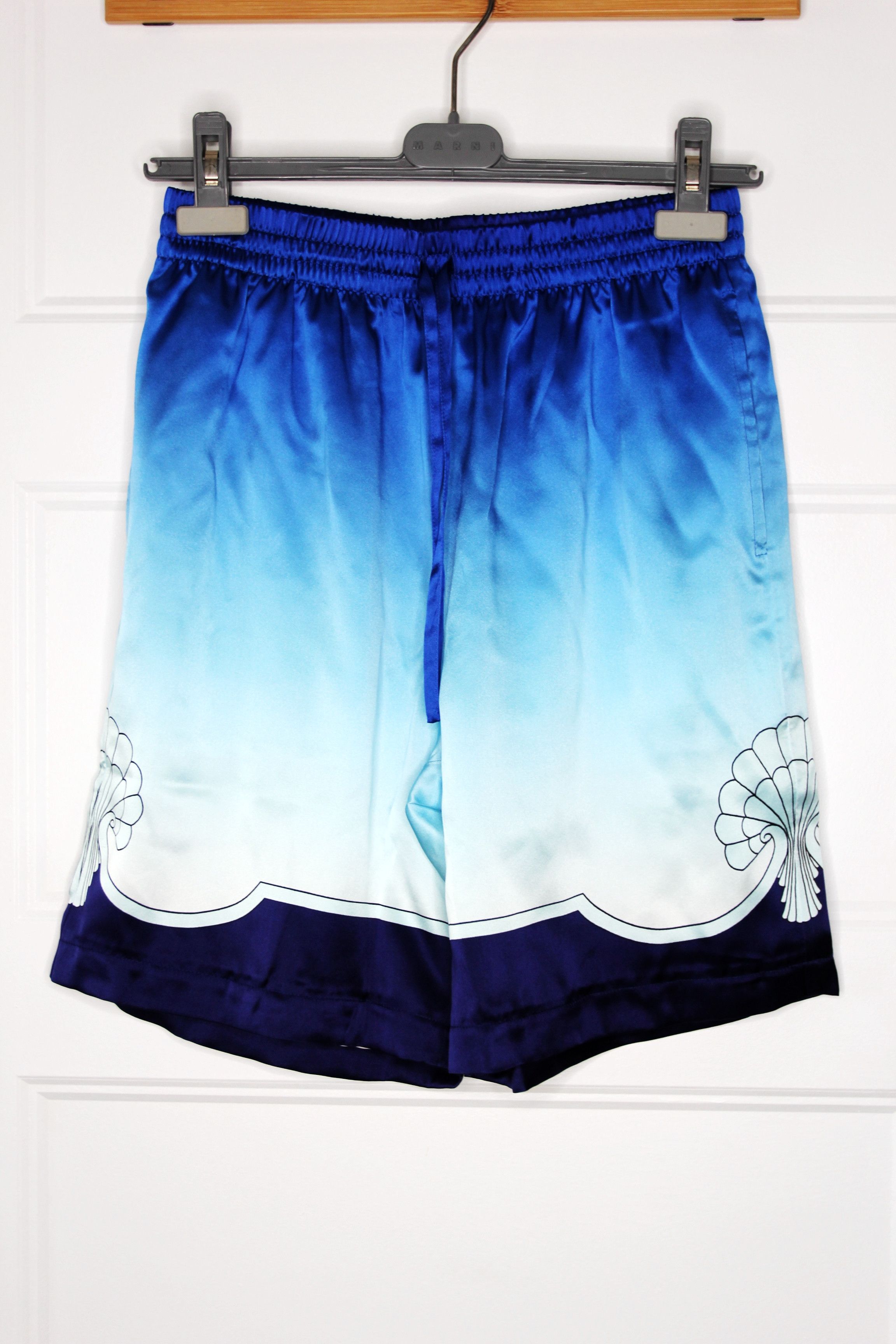 Casablanca BNWT AW22 CASABLANCA GRADIENT EFFECT SILK SHORTS S Size US 30 / EU 46 - 2 Thumbnail