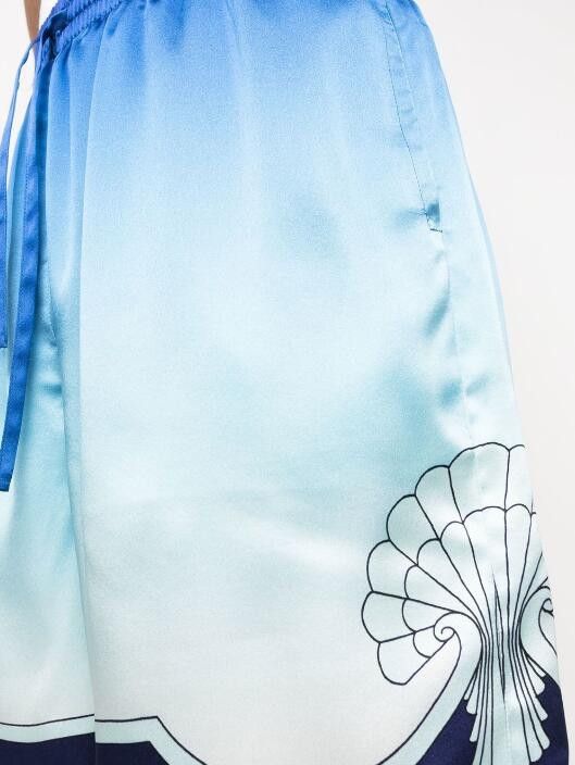 Casablanca BNWT AW22 CASABLANCA GRADIENT EFFECT SILK SHORTS S Size US 30 / EU 46 - 11 Thumbnail