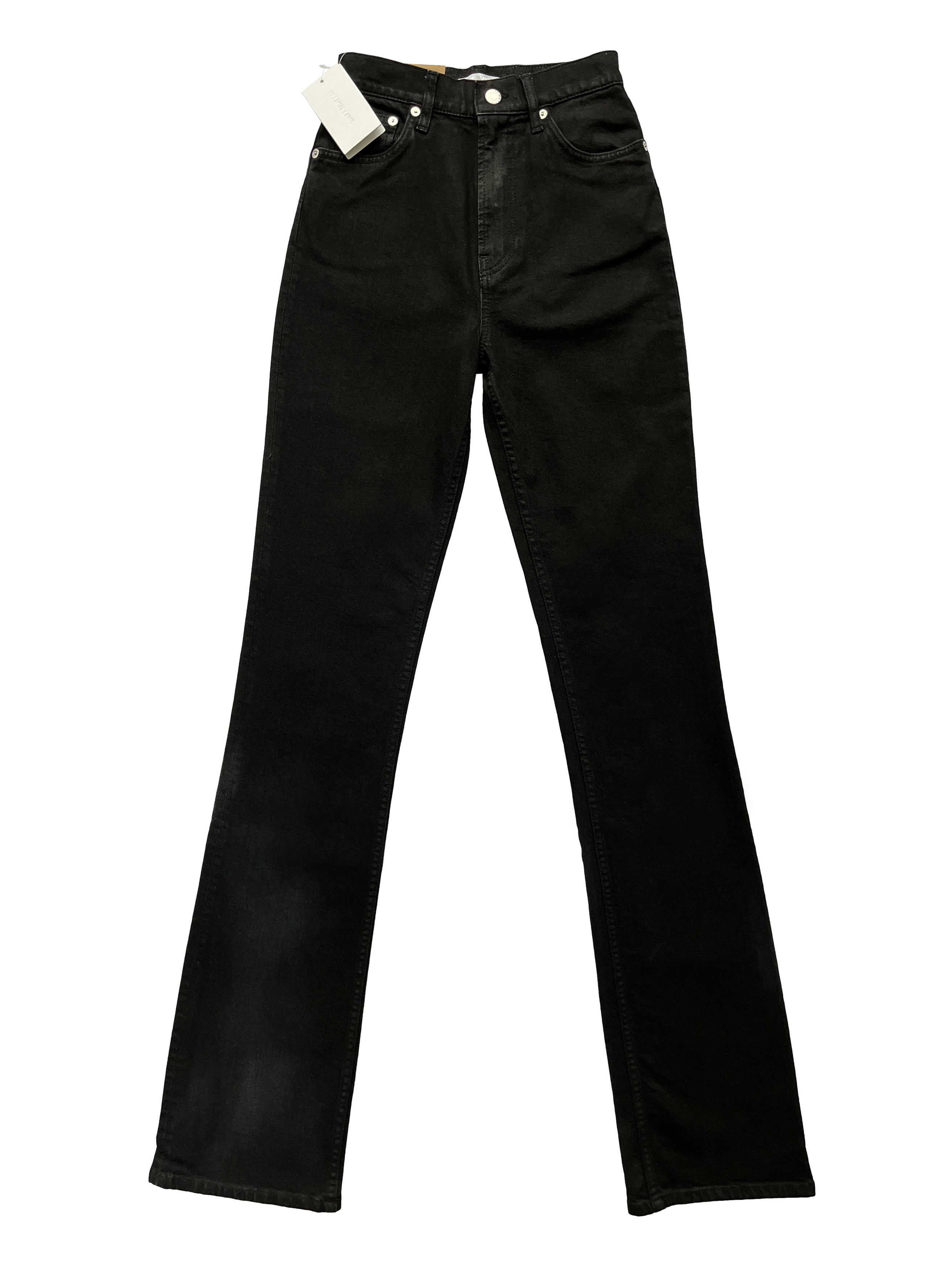 ⚡️QUICK SALE⚡️Helmut Lang Matte Black Hi Bootcut Jeans