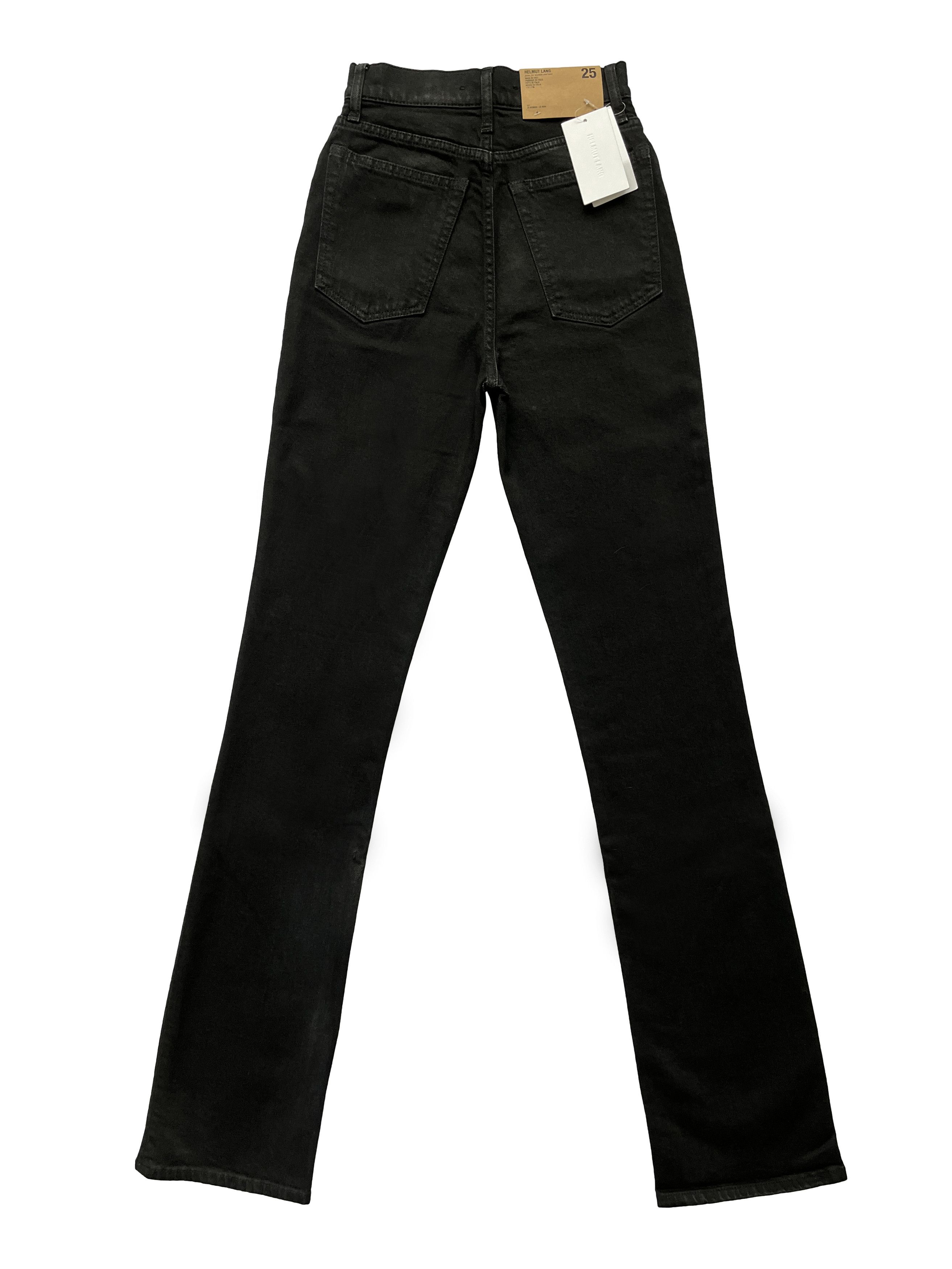 Helmut Lang ⚡️QUICK SALE⚡️Helmut Lang Matte Black Hi Bootcut Jeans Size 25" / US 0 / IT 36 - 2 Thumbnail