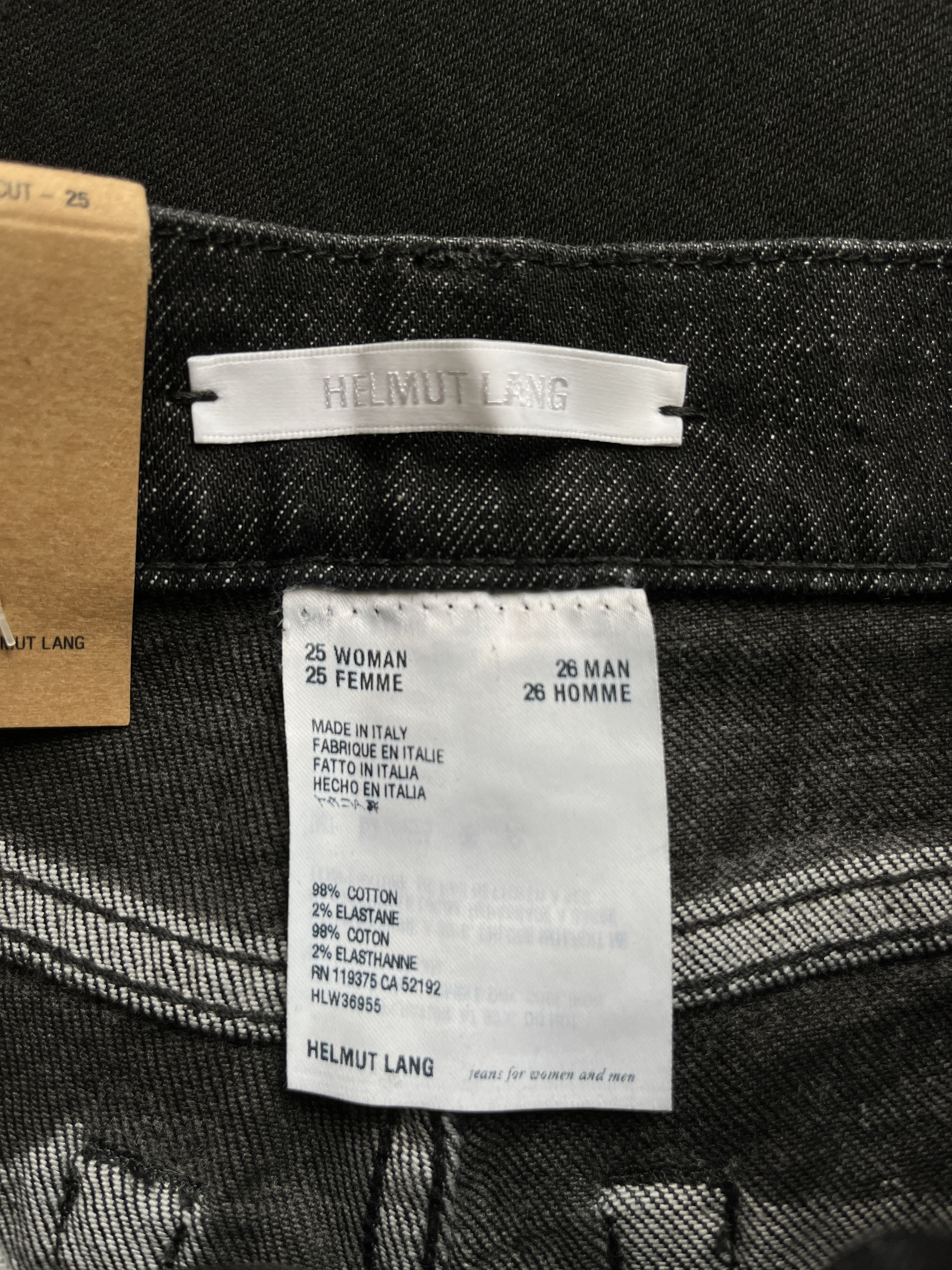 Helmut Lang ⚡️QUICK SALE⚡️Helmut Lang Matte Black Hi Bootcut Jeans Size 25" / US 0 / IT 36 - 5 Thumbnail
