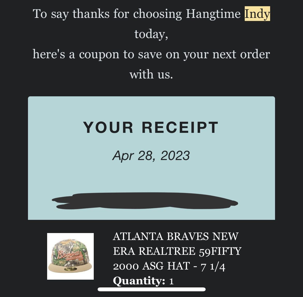 Hat Club × MyFitteds × New Era 7 1/4 - Real Tree Atlanta Braves 2000 Exclusive Fitted Hat Size ONE SIZE - 7 Thumbnail