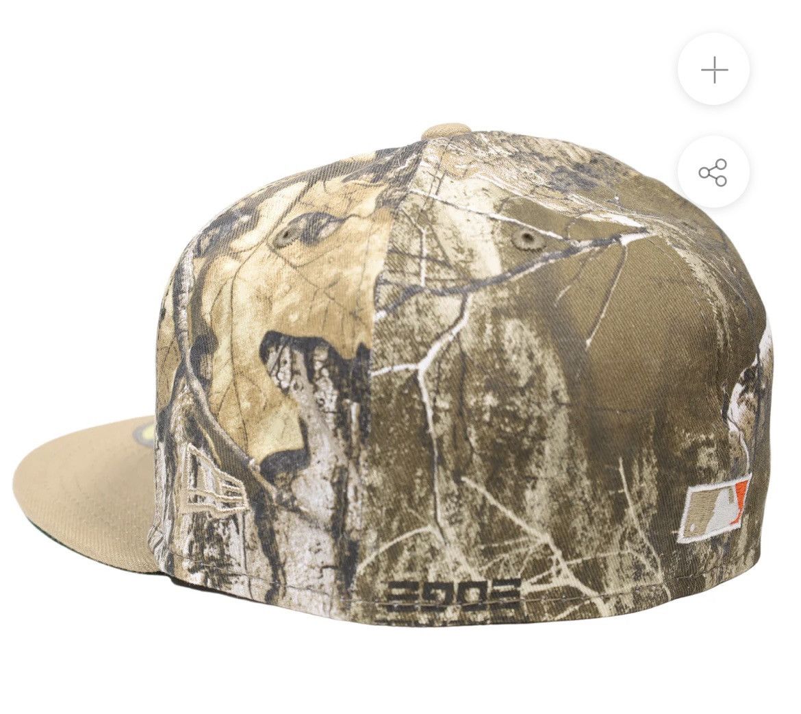 Hat Club × MyFitteds × New Era 7 1/4 - Real Tree Atlanta Braves 2000 Exclusive Fitted Hat Size ONE SIZE - 10 Thumbnail