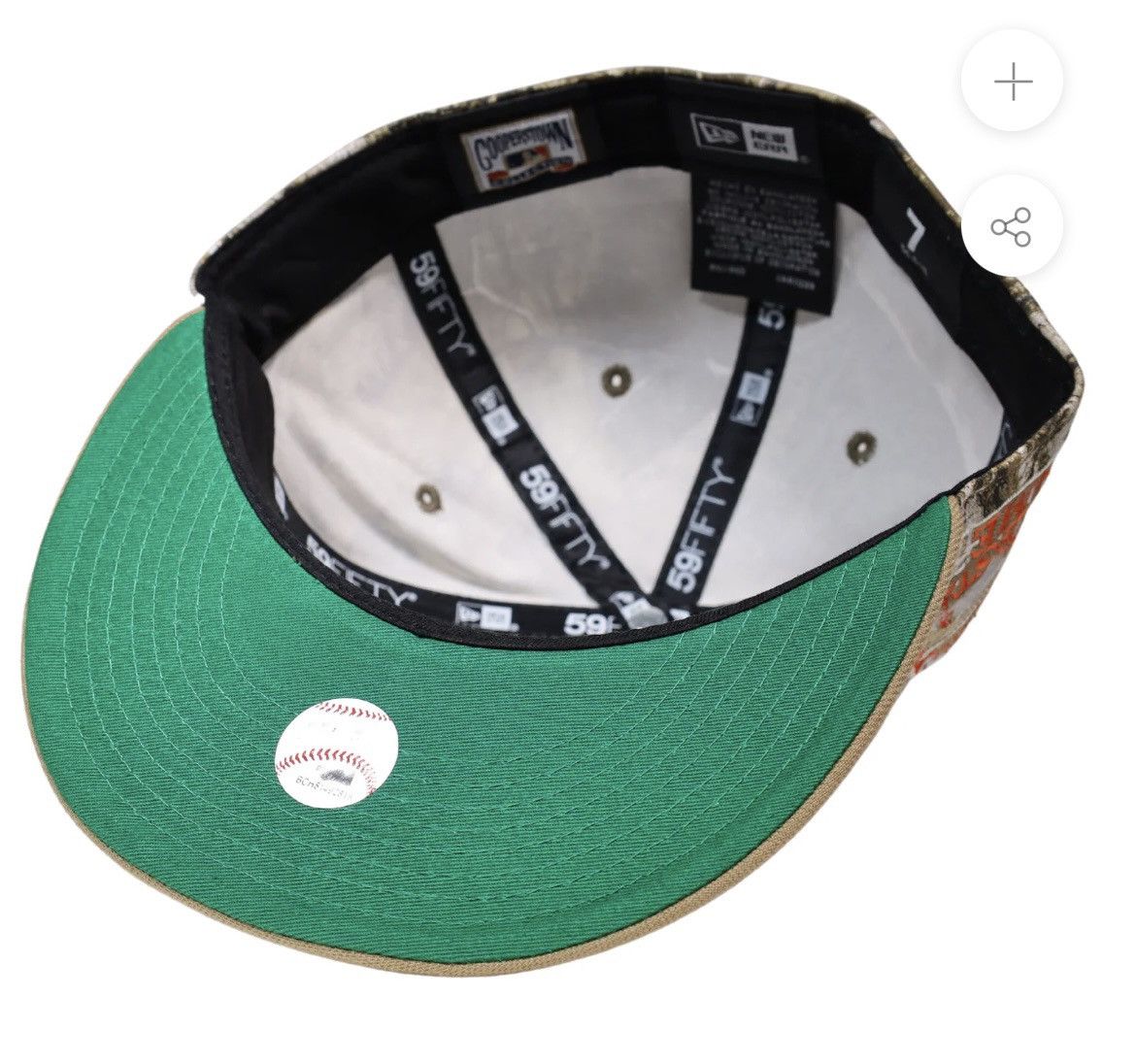 Hat Club × MyFitteds × New Era 7 1/4 - Real Tree Atlanta Braves 2000 Exclusive Fitted Hat Size ONE SIZE - 9 Thumbnail