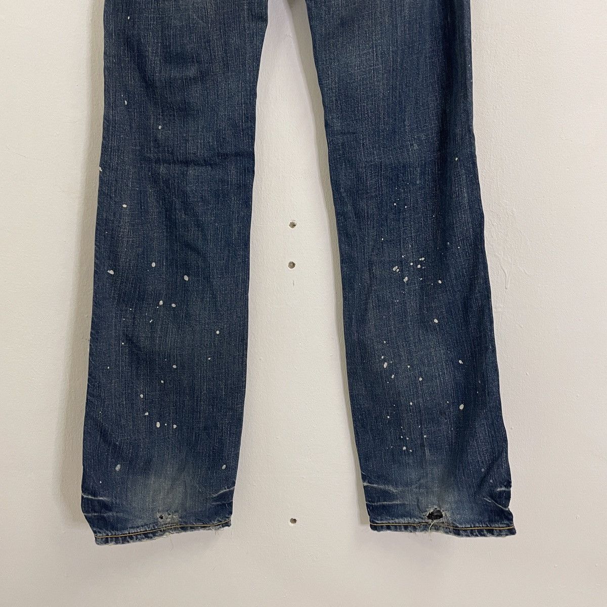 Japanese Brand Vintage Bonaventure Diamond Button Distressed Denim Jeans Size US 32 / EU 48 - 13 Thumbnail