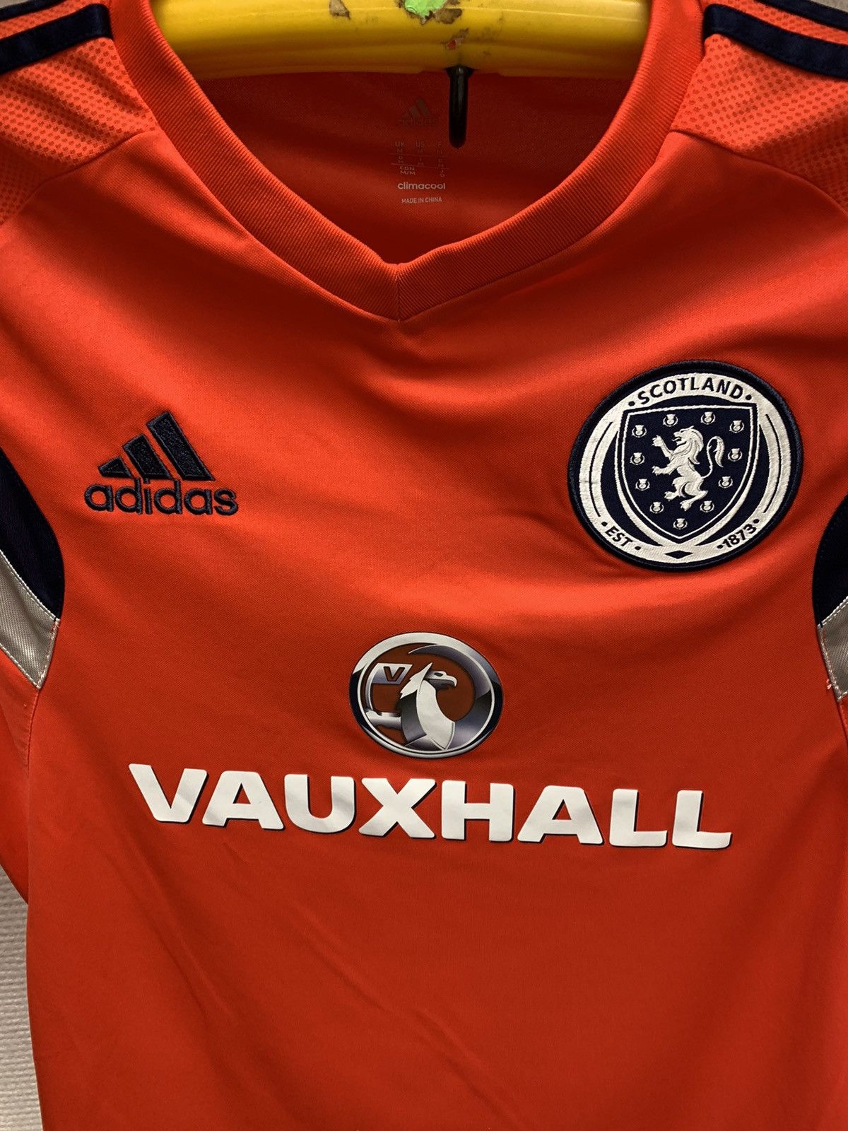 Adidas Scotland adidas soccer jersey vauhall M orange Size US M / EU 48-50 / 2 - 2 Thumbnail