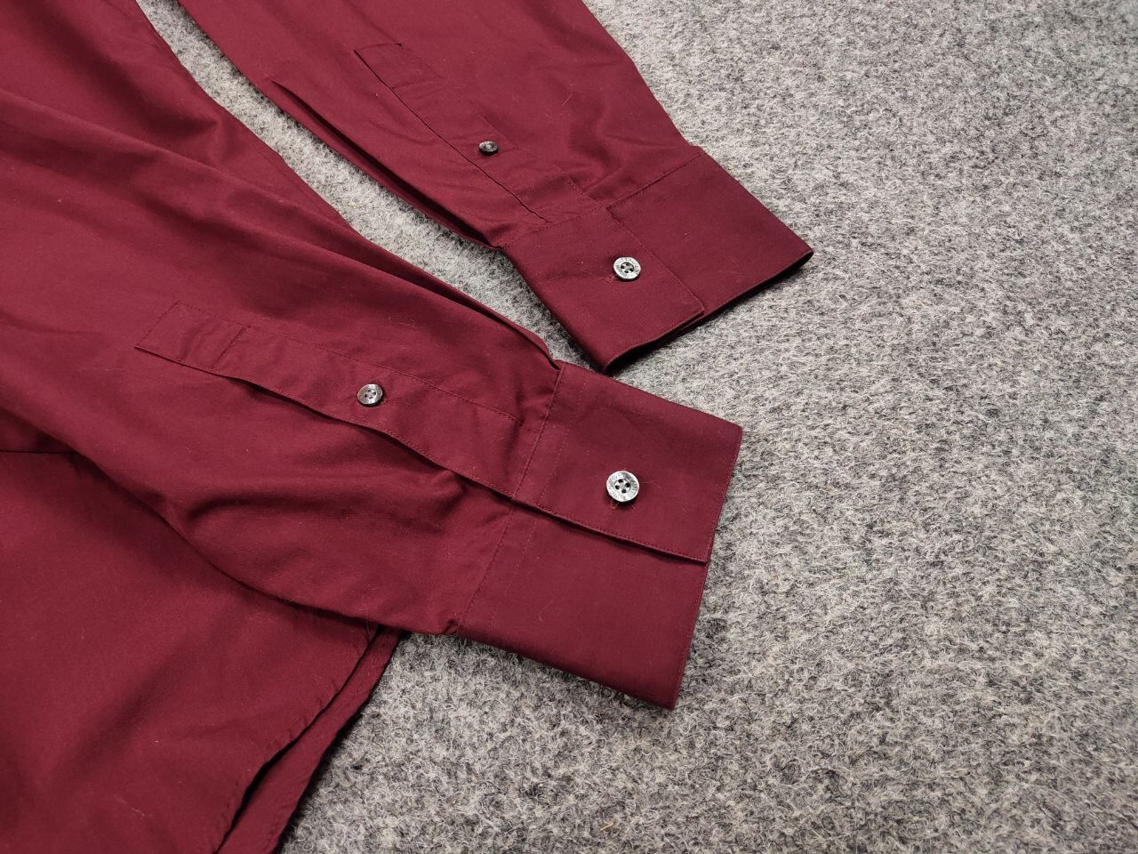 Yves Saint Laurent Vintage 90's Yves Saint Laurent Burgundy Logo Classic Button Size US XL / EU 56 / 4 - 14 Thumbnail