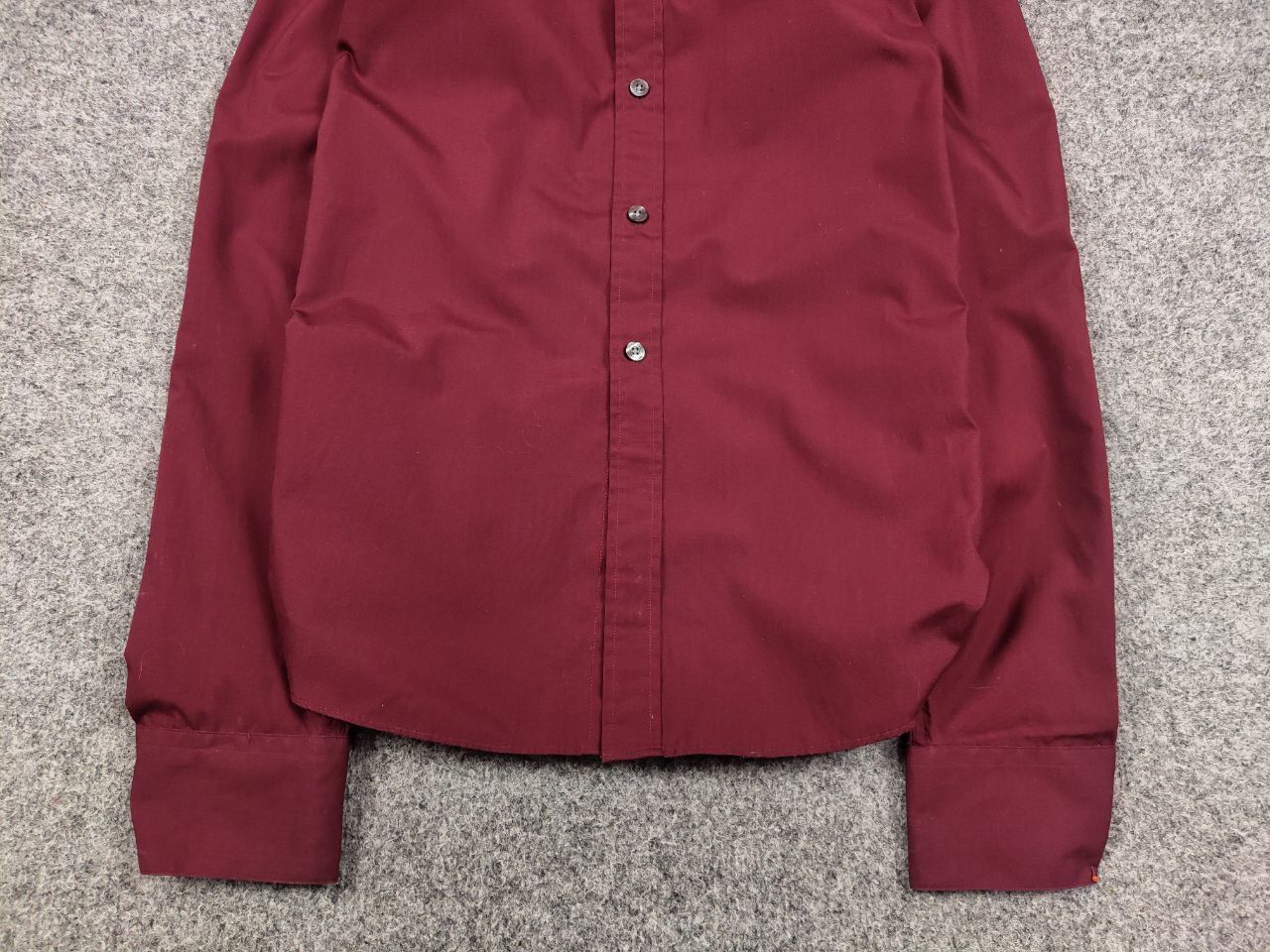 Yves Saint Laurent Vintage 90's Yves Saint Laurent Burgundy Logo Classic Button Size US XL / EU 56 / 4 - 9 Thumbnail