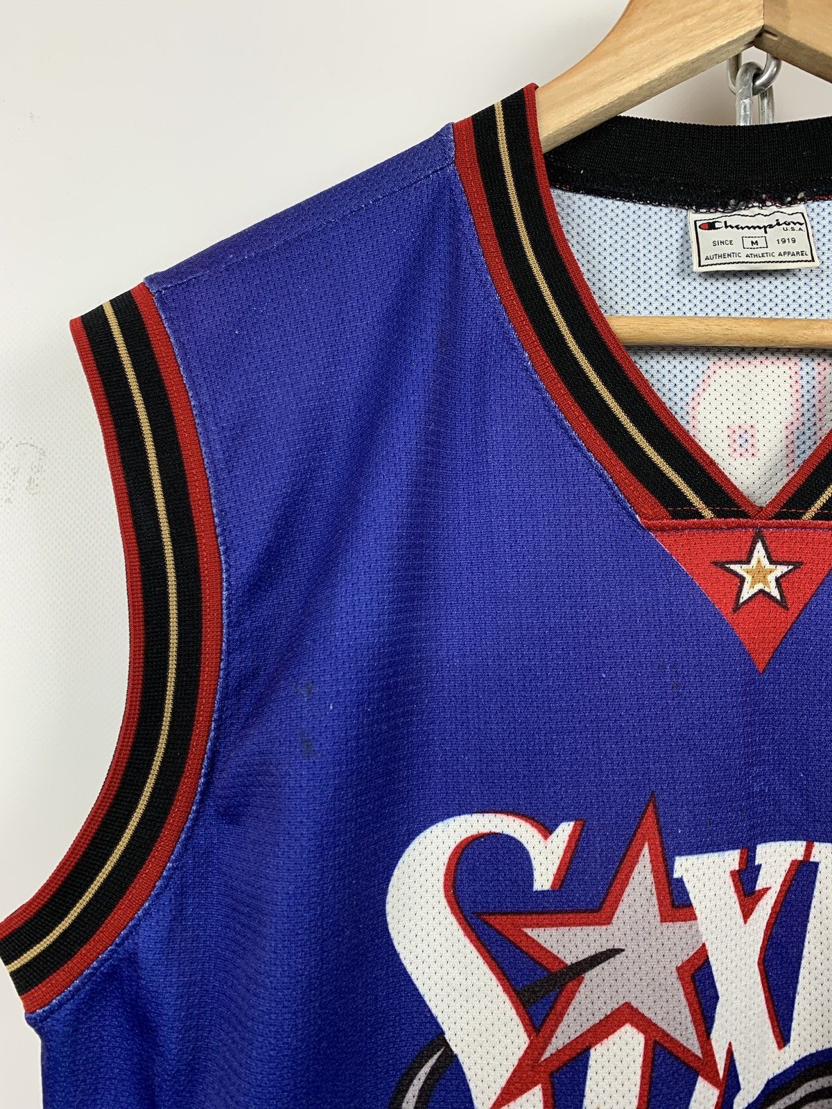 Champion Vintage Philadelphia Sixers #3 Allen Iverson Champion Jersey Size US M / EU 48-50 / 2 - 6 Thumbnail