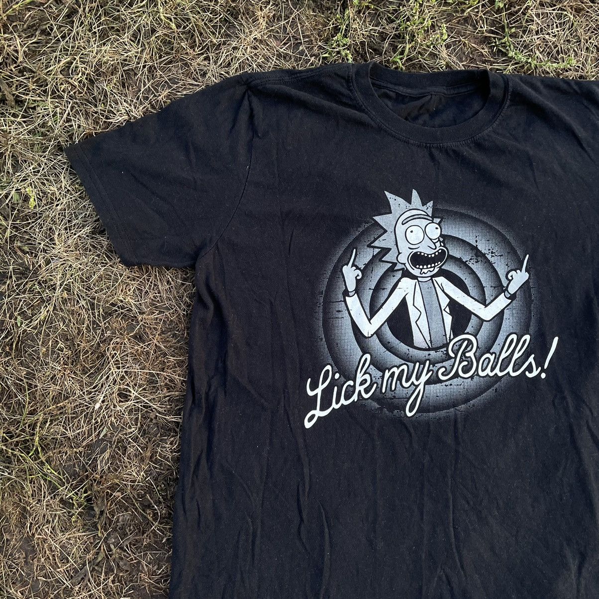 Vintage Vintage Y2K ADULT Rick Tee Lick lls Morty Humor M Size US M / EU 48-50 / 2 - 2 Thumbnail