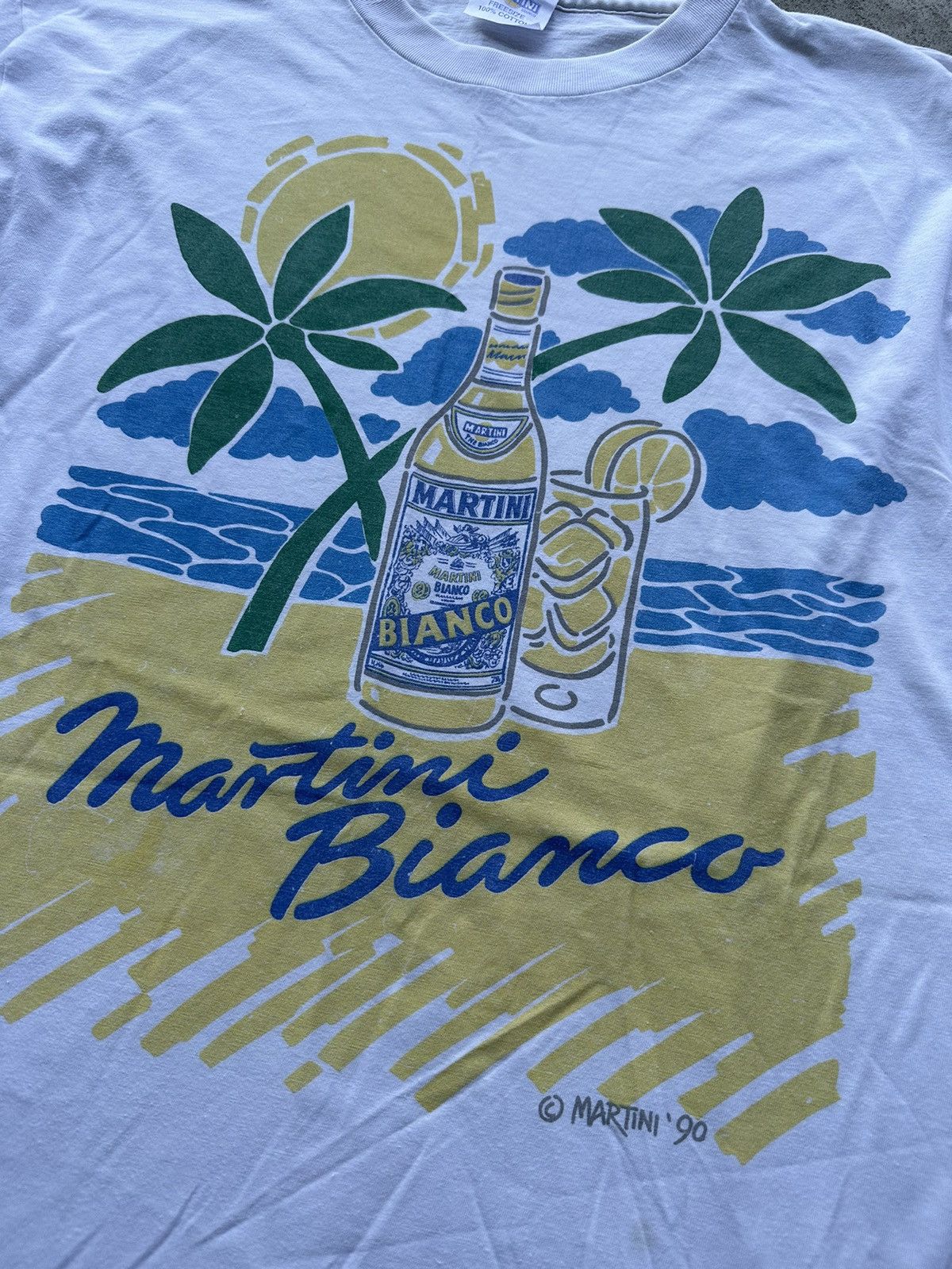 Budweiser × Vintage 1990 Martini Bianco Vintage Alcohol Shirt Size US L / EU 52-54 / 3 - 2 Thumbnail