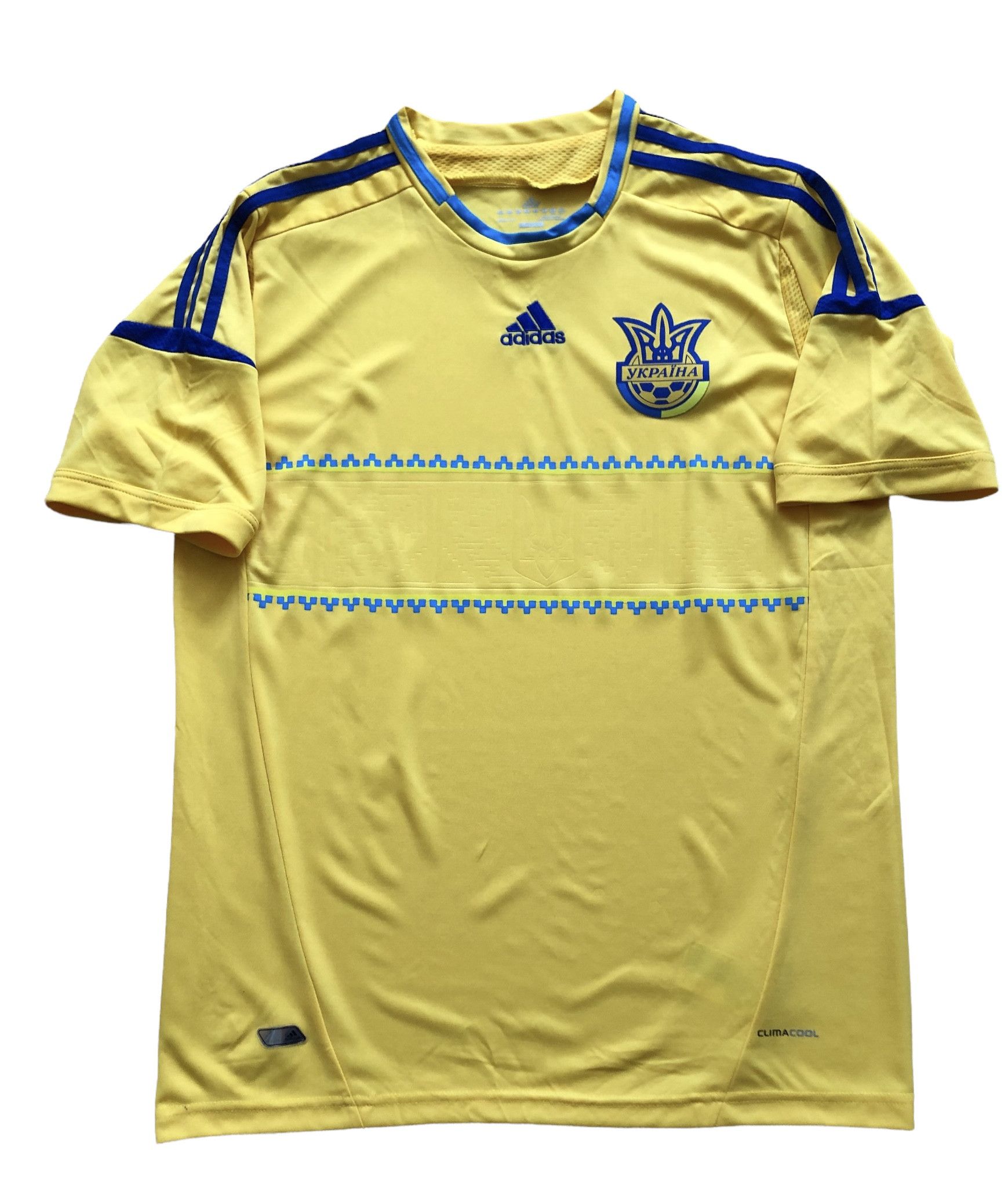 Adidas Ukraine football shirt Soccer Tee Y2K Sport Hype Adidas Size US L / EU 52-54 / 3 - 1 Thumbnail