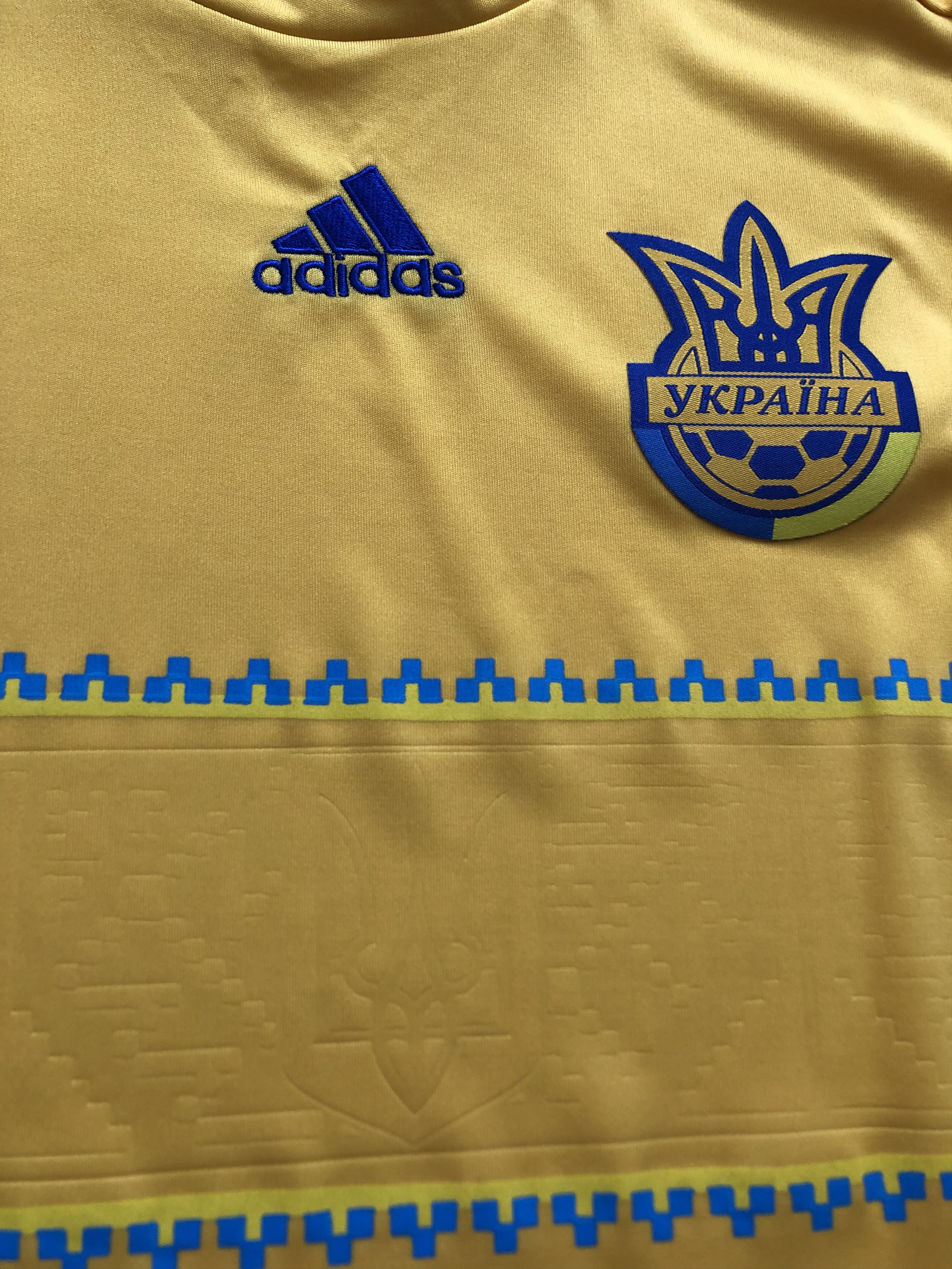 Adidas Ukraine football shirt Soccer Tee Y2K Sport Hype Adidas Size US L / EU 52-54 / 3 - 4 Thumbnail