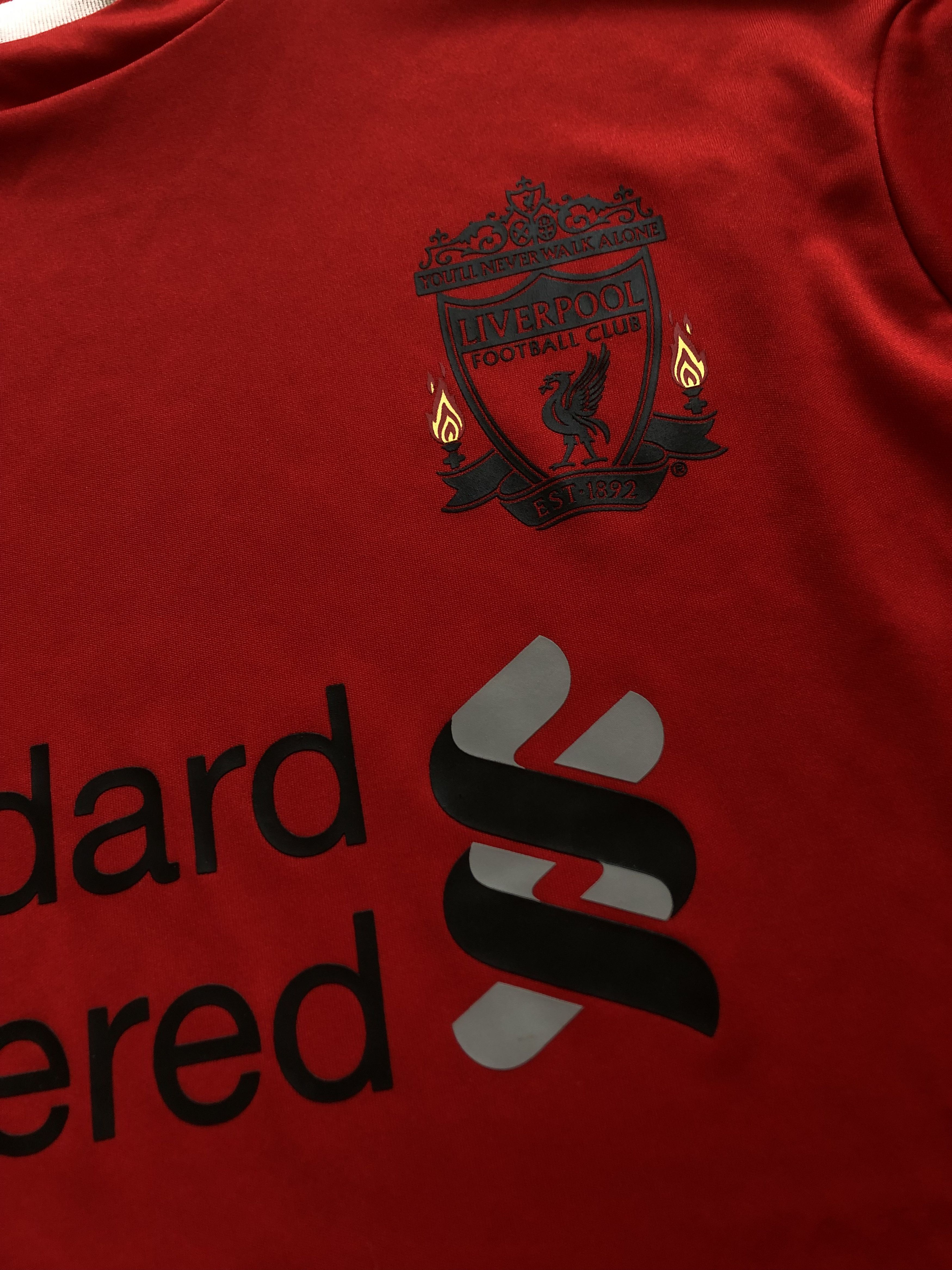 Adidas LIVERPOOL 2010 TRAINING SHIRT SOCCER JERSEY PRE MATCH Size US L / EU 52-54 / 3 - 4 Thumbnail