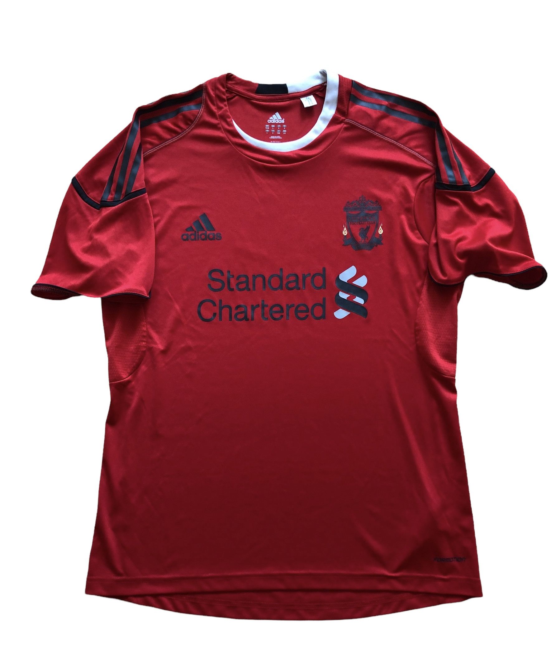 Adidas LIVERPOOL 2010 TRAINING SHIRT SOCCER JERSEY PRE MATCH Size US L / EU 52-54 / 3 - 1 Thumbnail