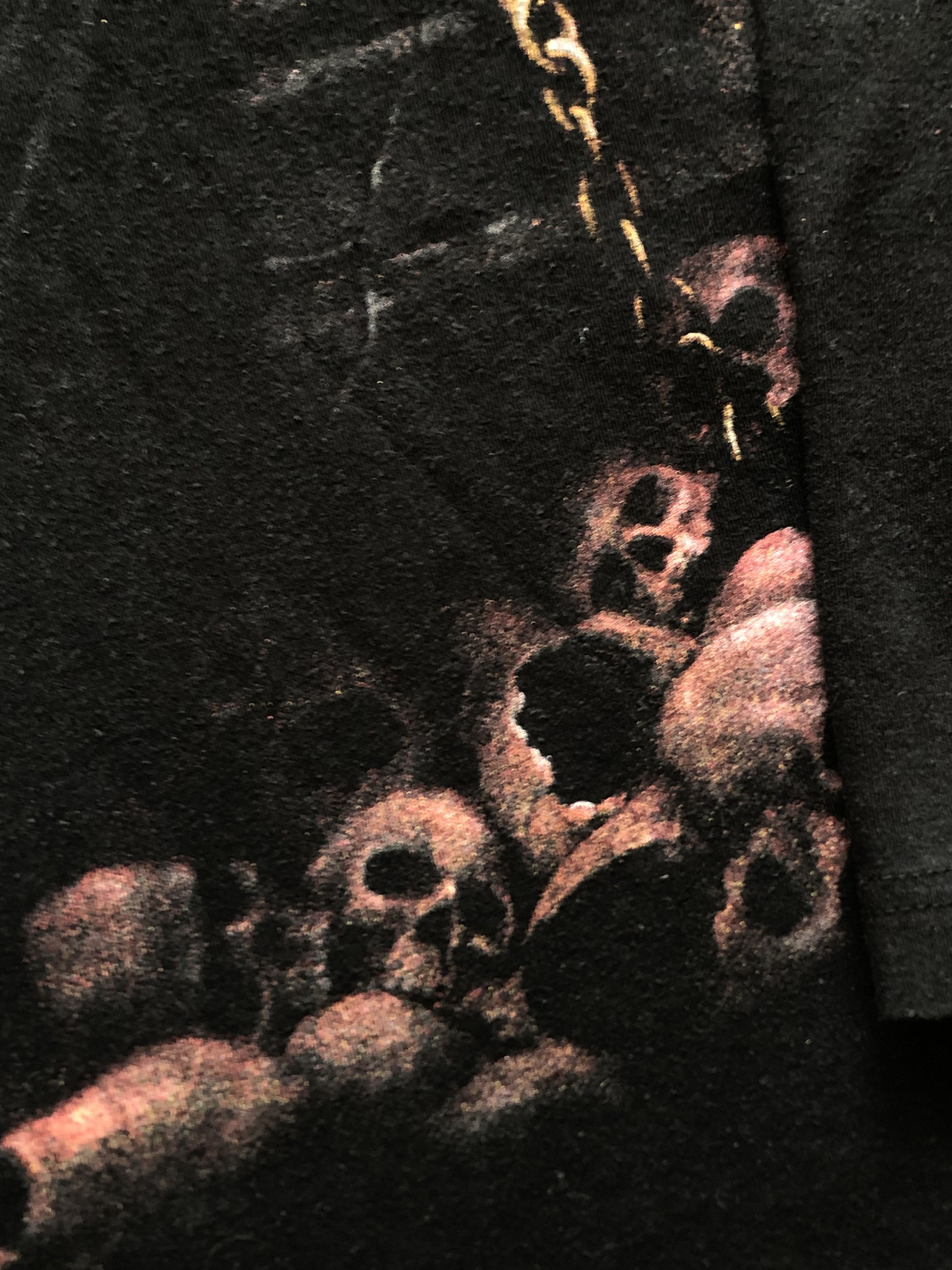 Vintage Vintage Over Print Shirt Long Sleeve Skull Dead Jersey Tee Size US M / EU 48-50 / 2 - 12 Thumbnail