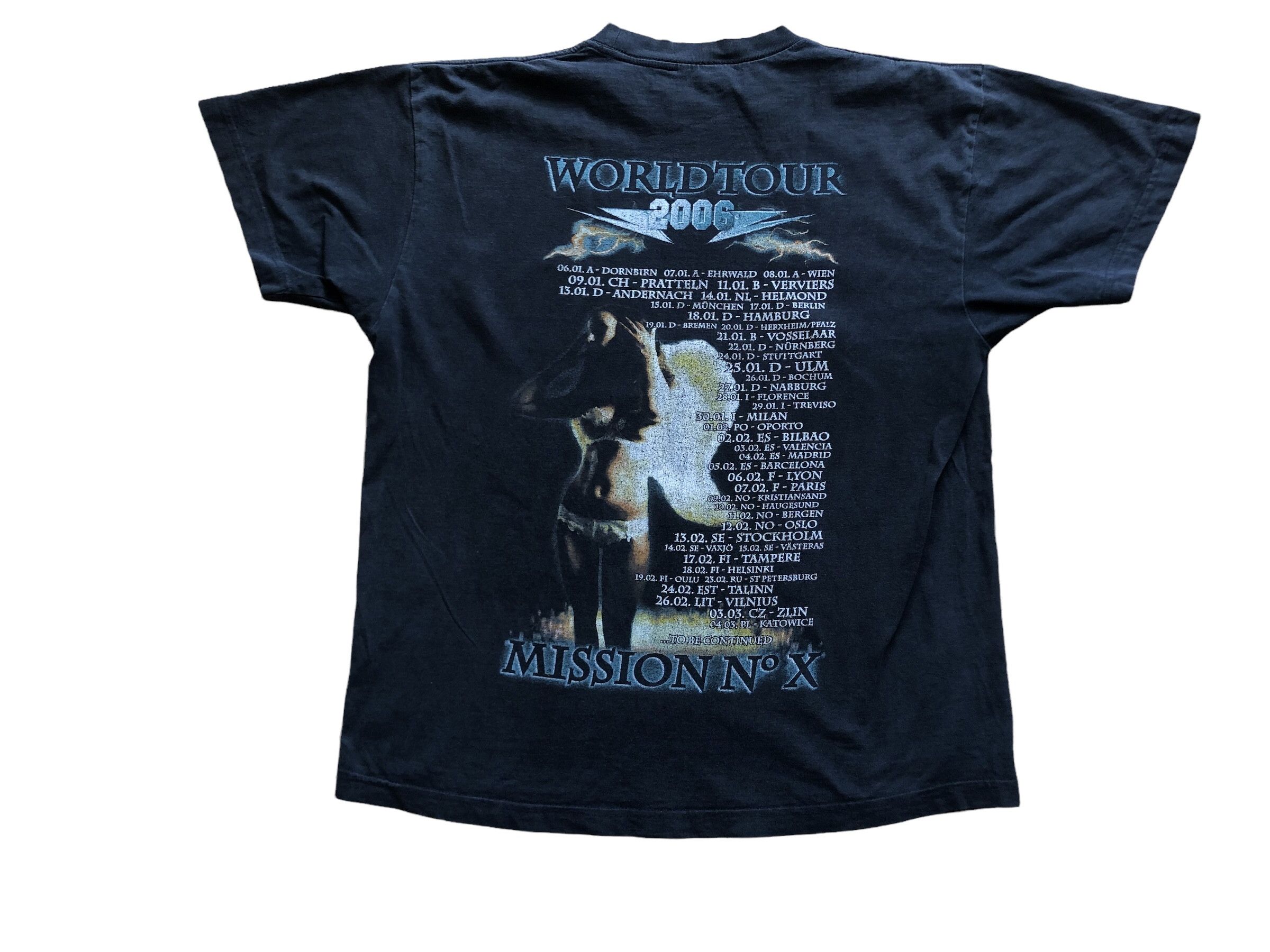 Band Tees × Vintage U.D.O. Vintage 2006 On A Mission Tour Tee Shirt Jersey Rare Size US M / EU 48-50 / 2 - 2 Thumbnail