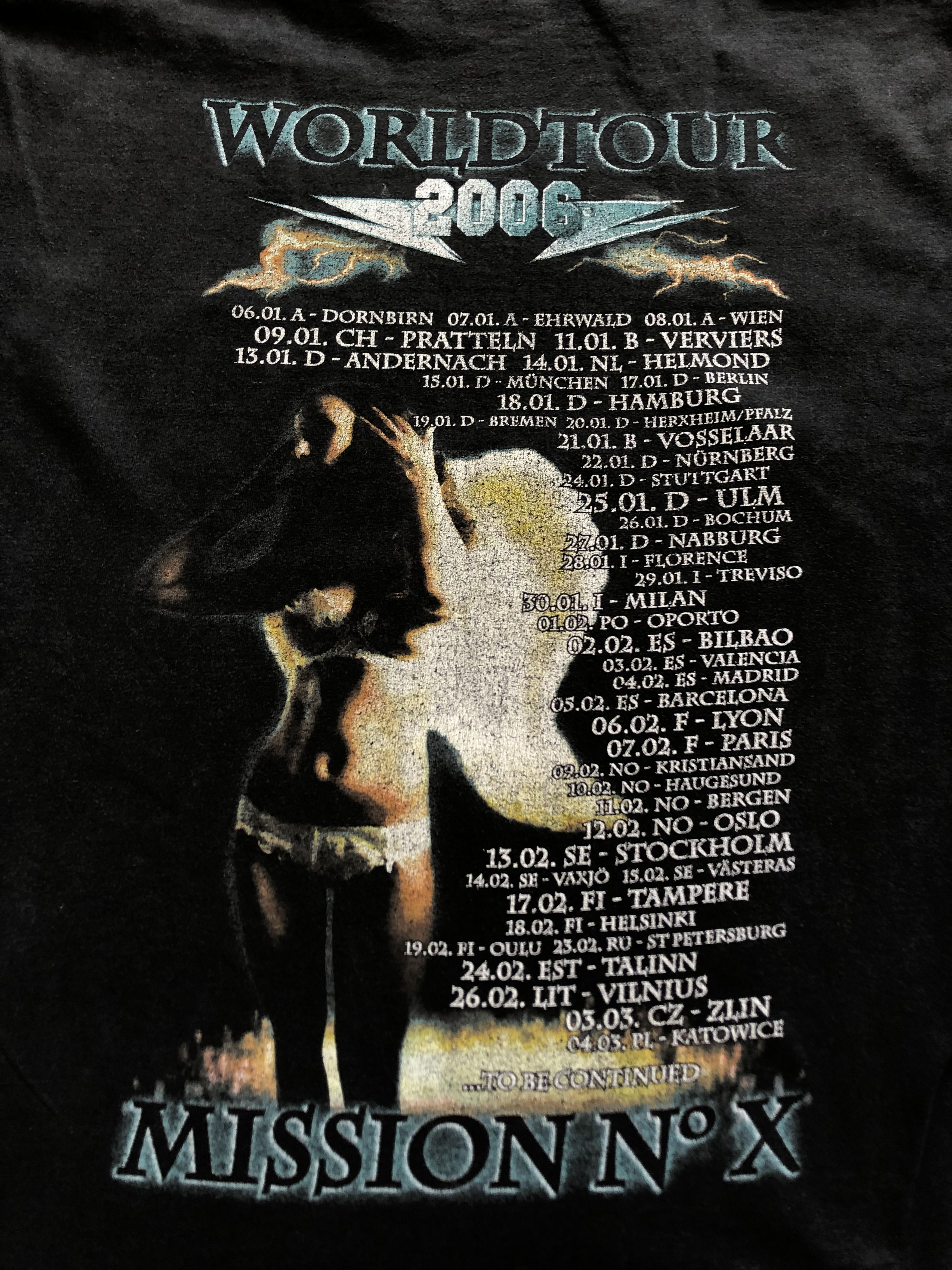 Band Tees × Vintage U.D.O. Vintage 2006 On A Mission Tour Tee Shirt Jersey Rare Size US M / EU 48-50 / 2 - 10 Thumbnail