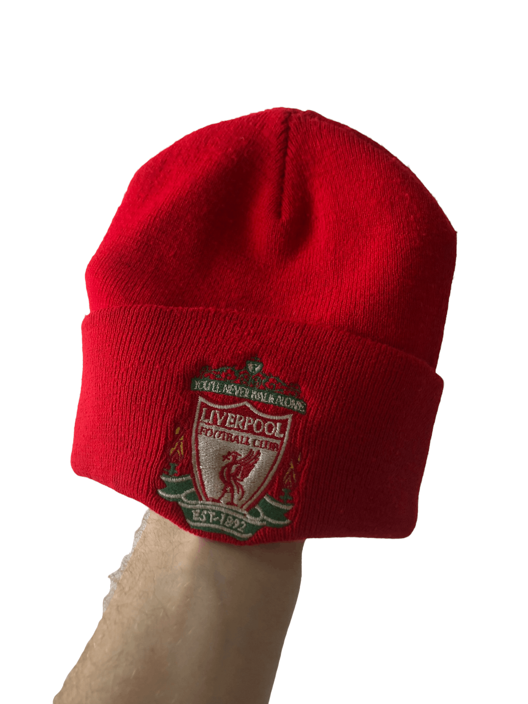 Vintage Vintage Liverpool Beanie Made In UK Hat Football Rare Red Size ONE SIZE - 1 Thumbnail