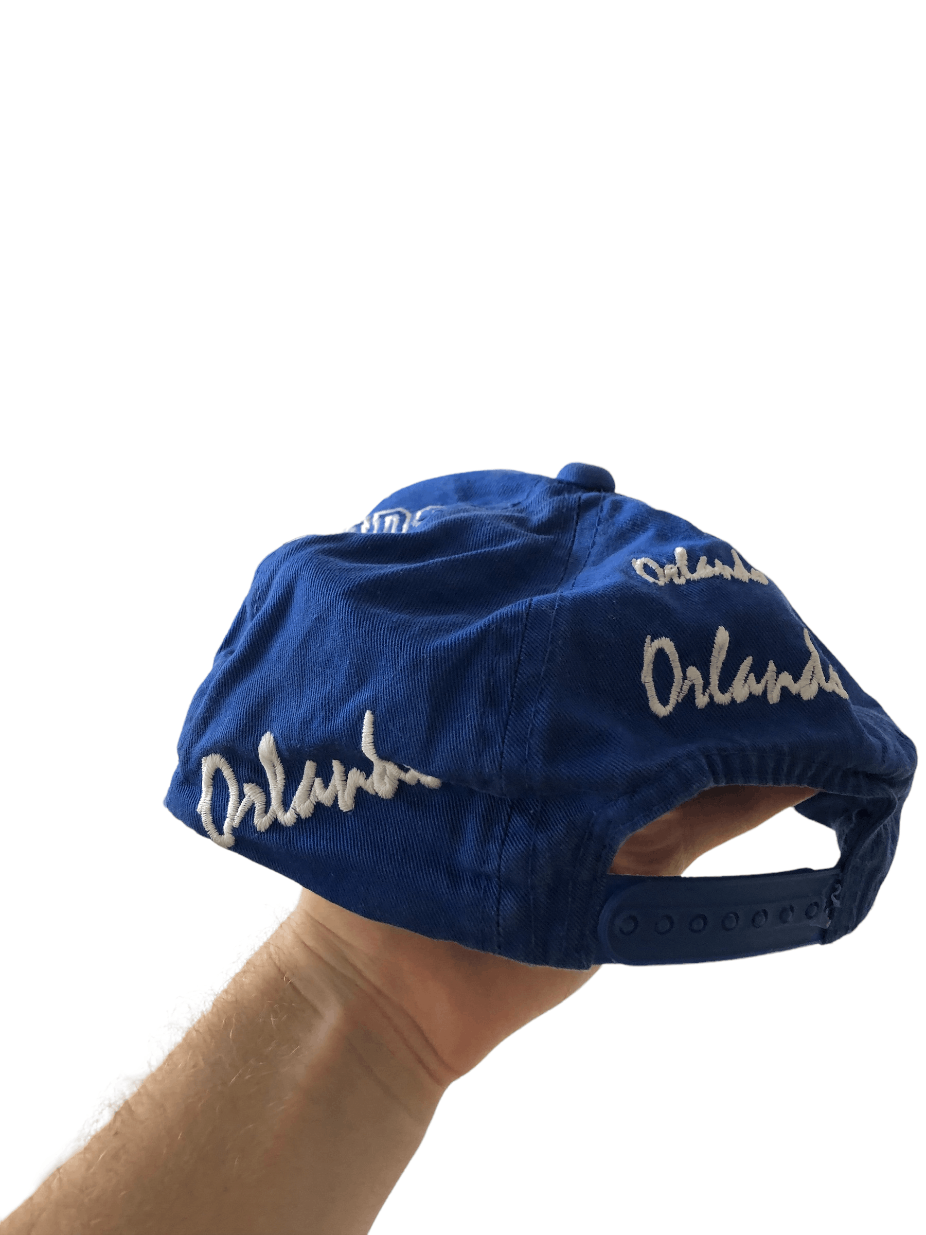 NBA × Vintage Vintage Orlando Magic Cap Har NBA Rare Y2K Hype Drill Size ONE SIZE - 6 Thumbnail