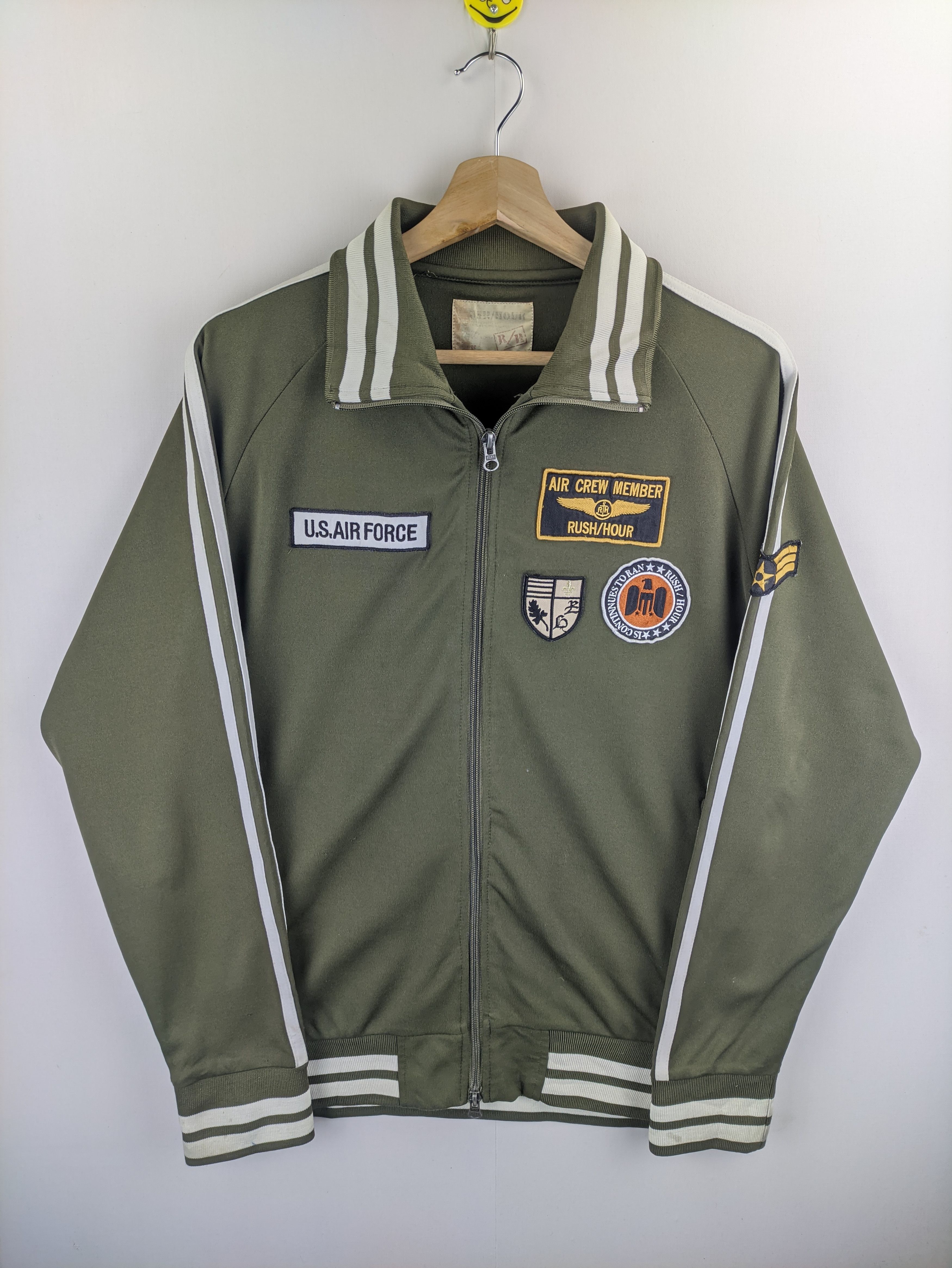Japanese Brand Steals🔥Vintage Jacket Sweater US Military by Rush Hour Size US M / EU 48-50 / 2 - 6 Thumbnail
