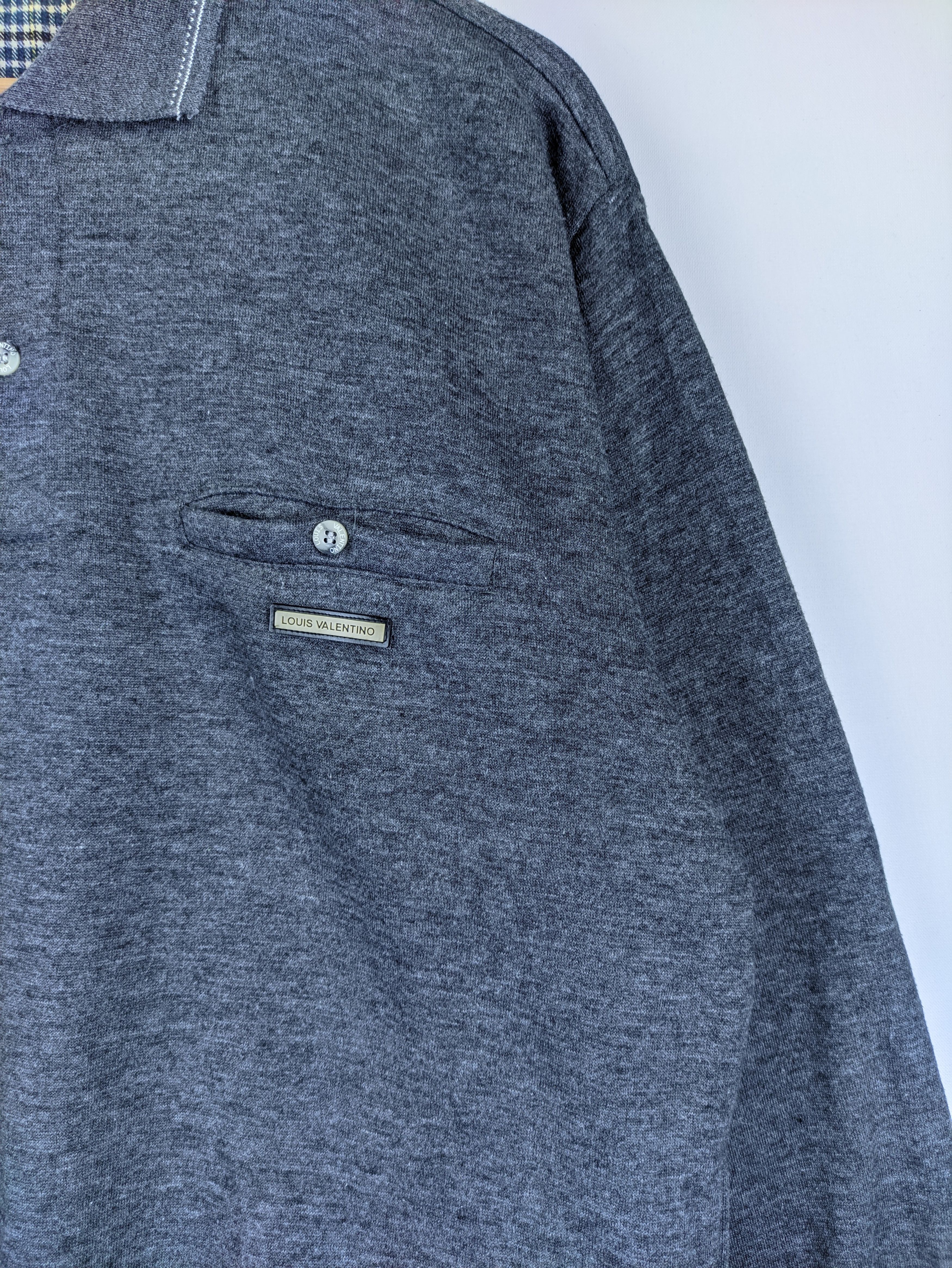 Vintage Steals🔥Polo Sweatshirt by Louis Valentino Size US L / EU 52-54 / 3 - 7 Thumbnail