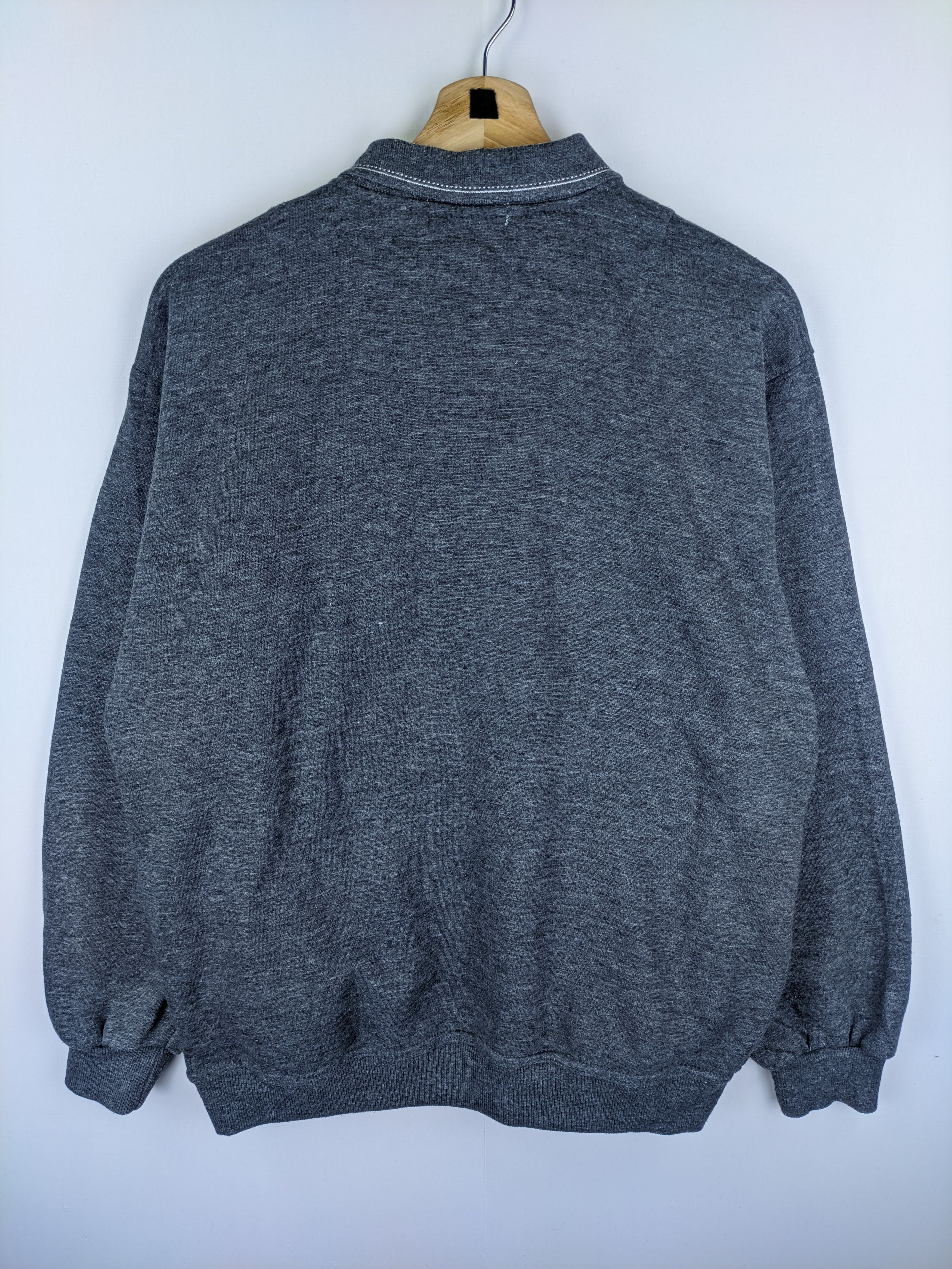 Vintage Steals🔥Polo Sweatshirt by Louis Valentino Size US L / EU 52-54 / 3 - 2 Thumbnail