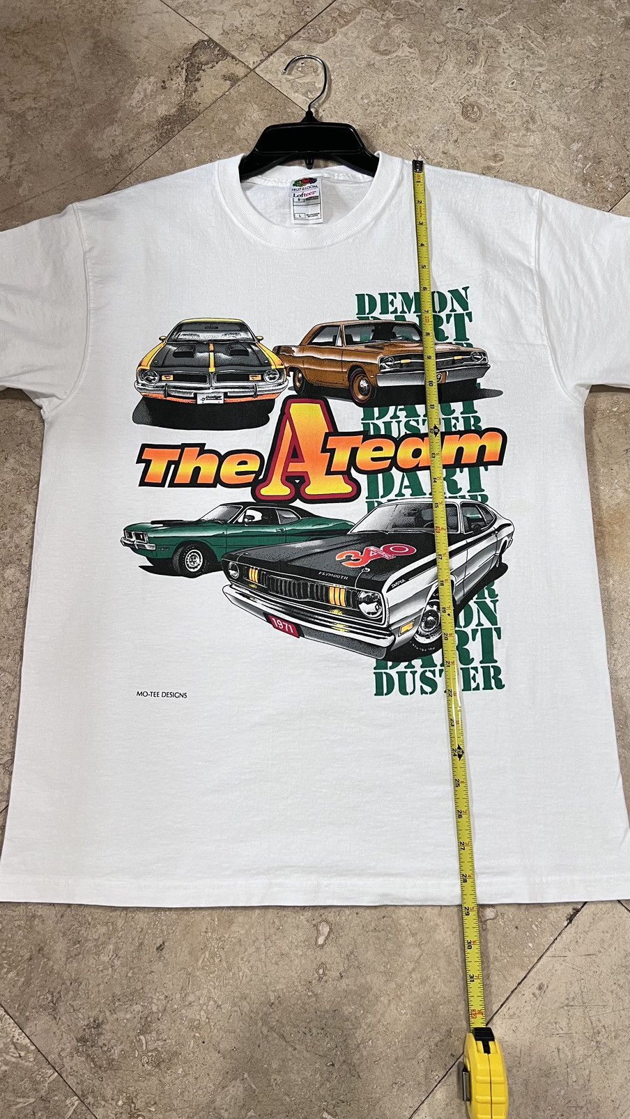 Fruit Of The Loom Muscle Vintage Dodge Cars Size L Fruit of the Loom Tag Size US L / EU 52-54 / 3 - 5 Thumbnail