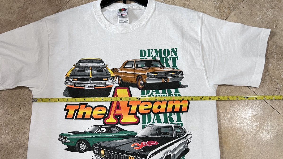 Fruit Of The Loom Muscle Vintage Dodge Cars Size L Fruit of the Loom Tag Size US L / EU 52-54 / 3 - 6 Thumbnail