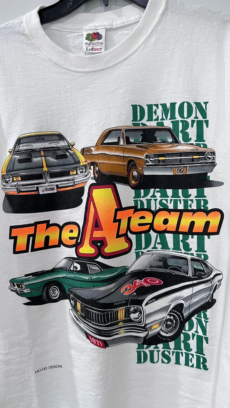 Fruit Of The Loom Muscle Vintage Dodge Cars Size L Fruit of the Loom Tag Size US L / EU 52-54 / 3 - 2 Thumbnail