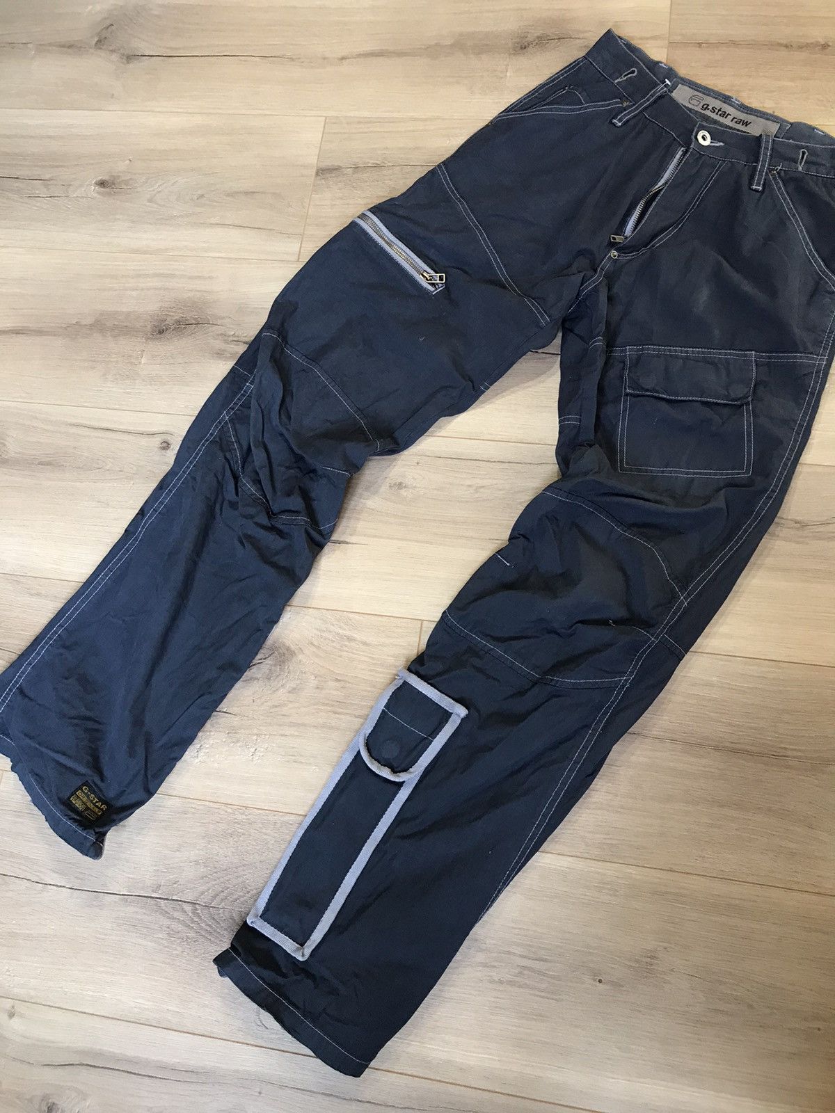 Vintage 90s G-Star Raw Cargo Multi Pocket Multi zip Pants