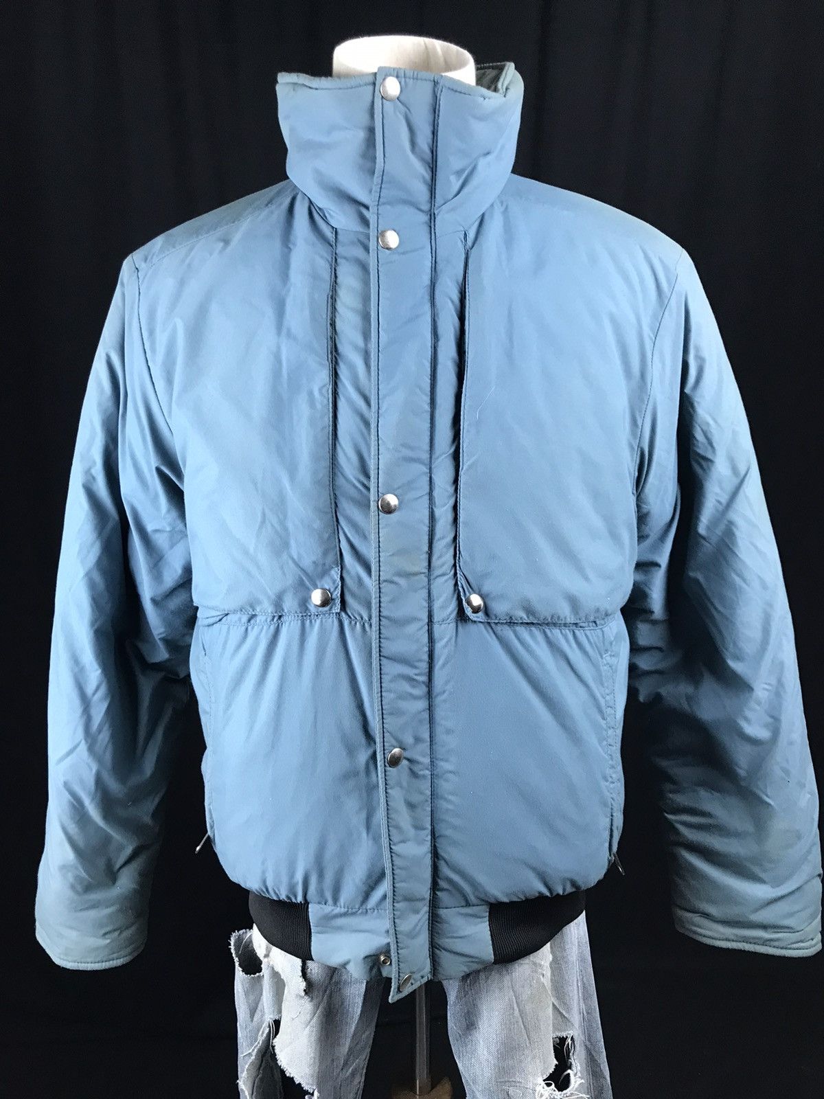 The North Face × Vintage Vintage The North Face Puffer Zipper Jacket Size US L / EU 52-54 / 3 - 2 Thumbnail