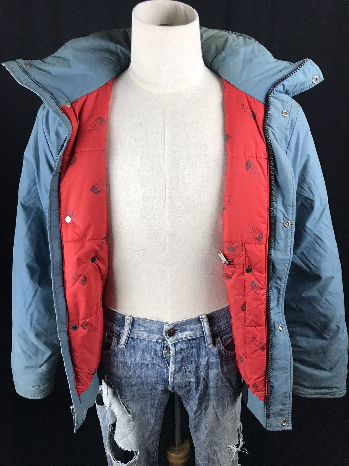 The North Face × Vintage Vintage The North Face Puffer Zipper Jacket Size US L / EU 52-54 / 3 - 6 Thumbnail