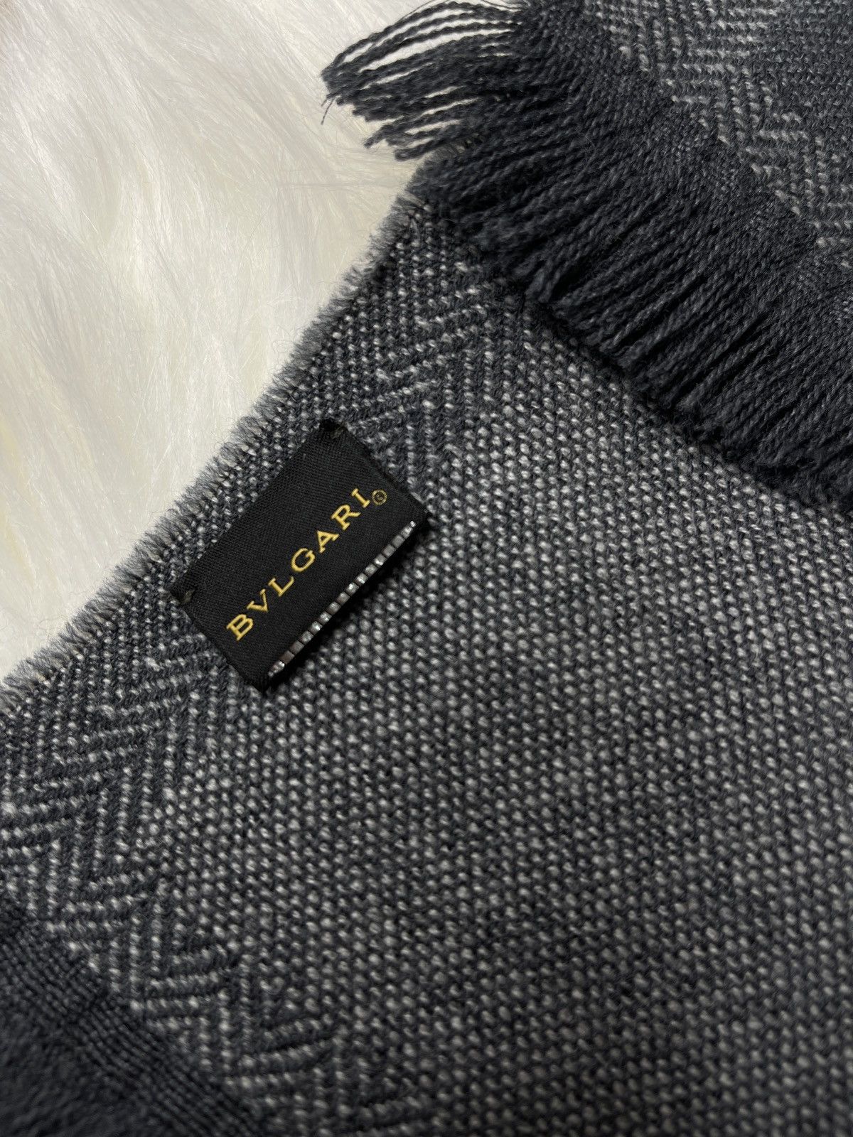 Bvlgari Bvlgari Luxury Made in Italy Kashmir Scarf Scarves Size ONE SIZE - 5 Thumbnail