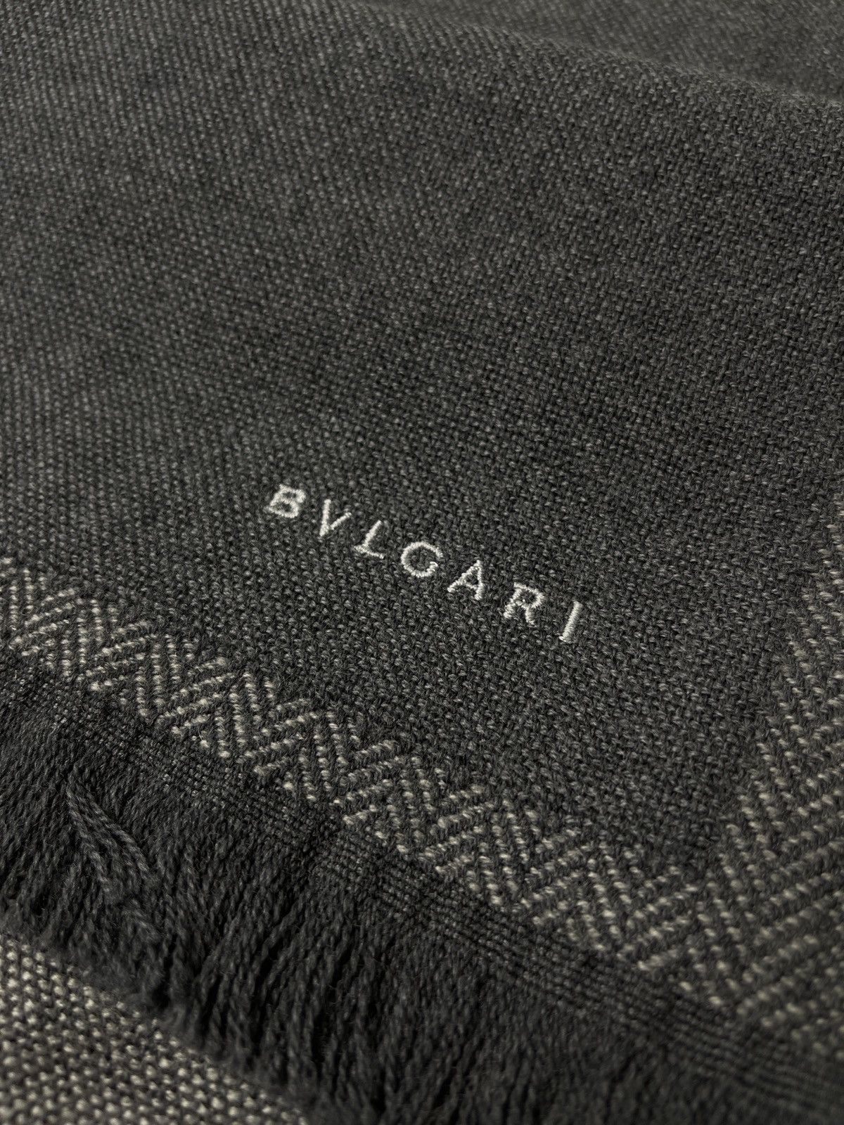 Bvlgari Bvlgari Luxury Made in Italy Kashmir Scarf Scarves Size ONE SIZE - 4 Thumbnail