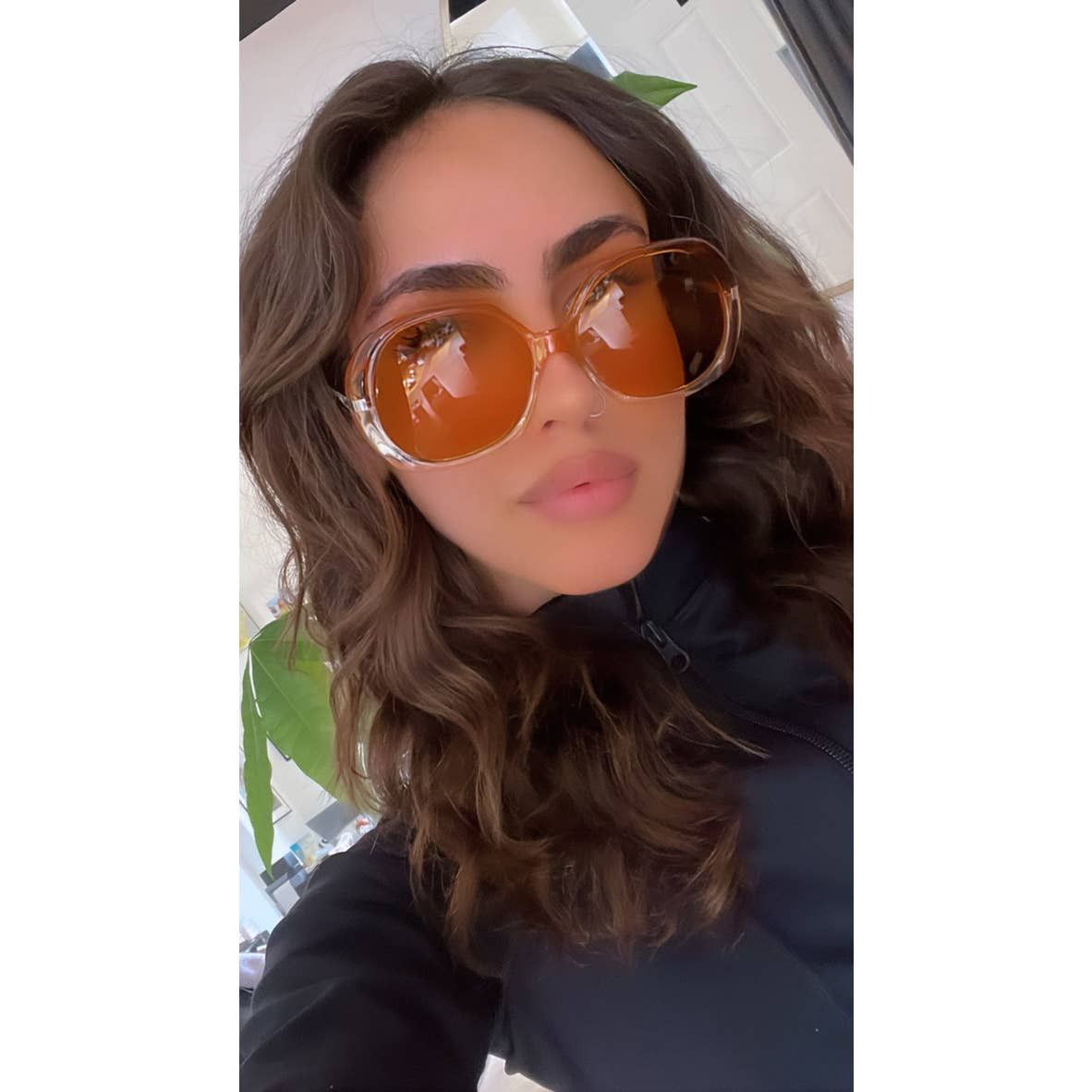 Celine NEW Celine CL40036U Round Sunglasses in Brown Clear 