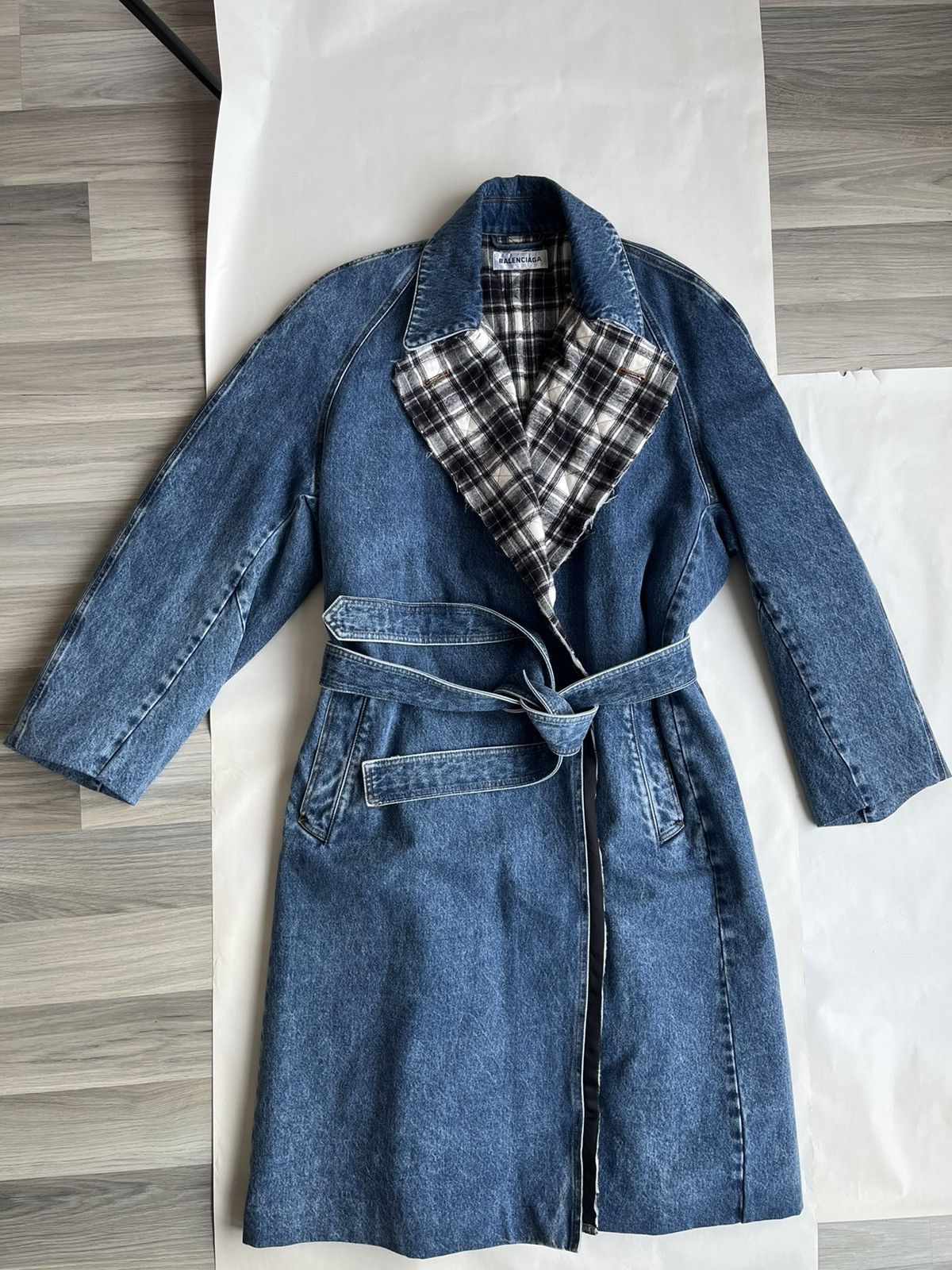 Balenciaga Balenciaga oversized denim coat Size US XL / EU 56 / 4 - 5 Thumbnail
