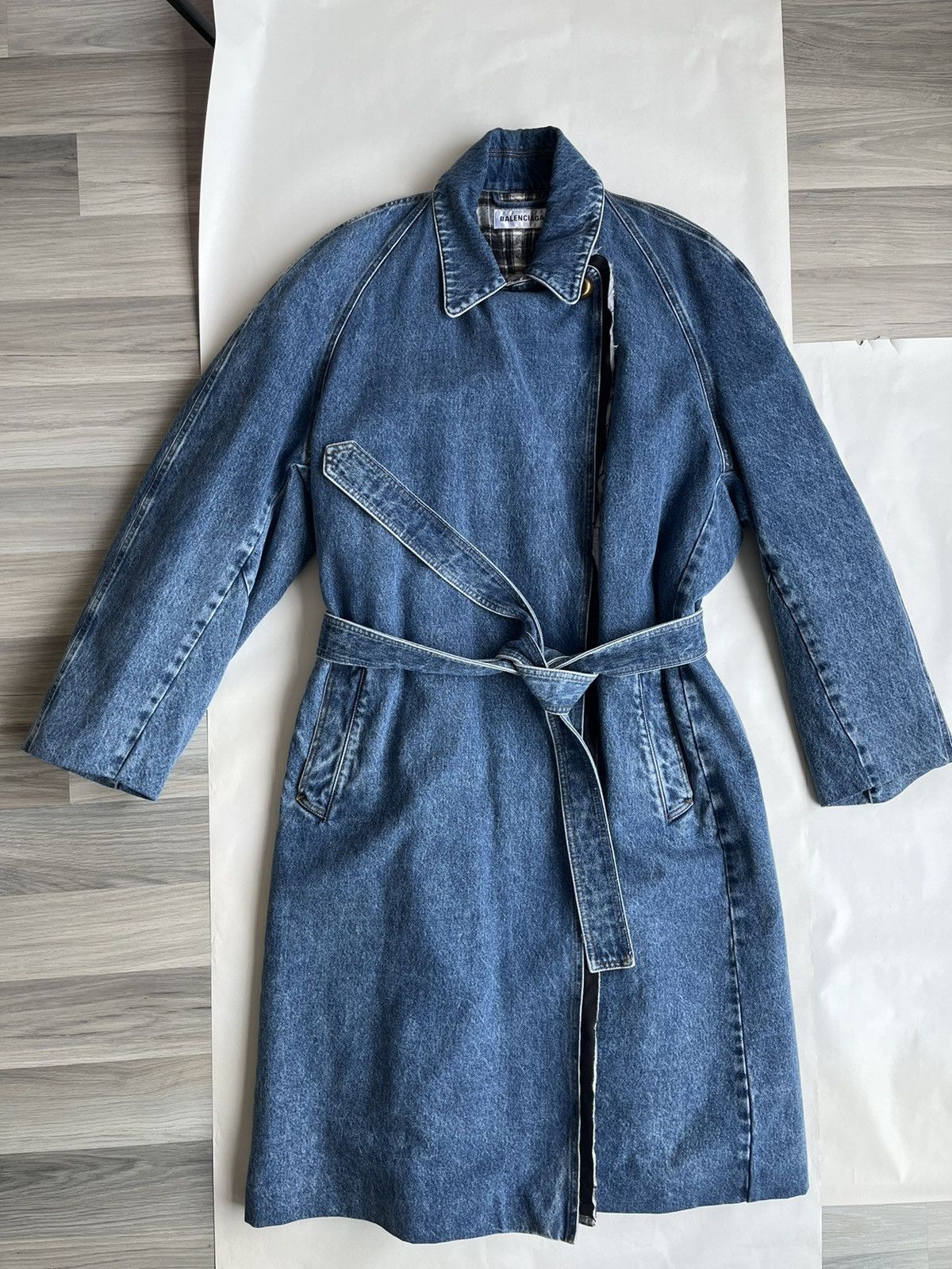 Balenciaga Balenciaga oversized denim coat Size US XL / EU 56 / 4 - 3 Thumbnail