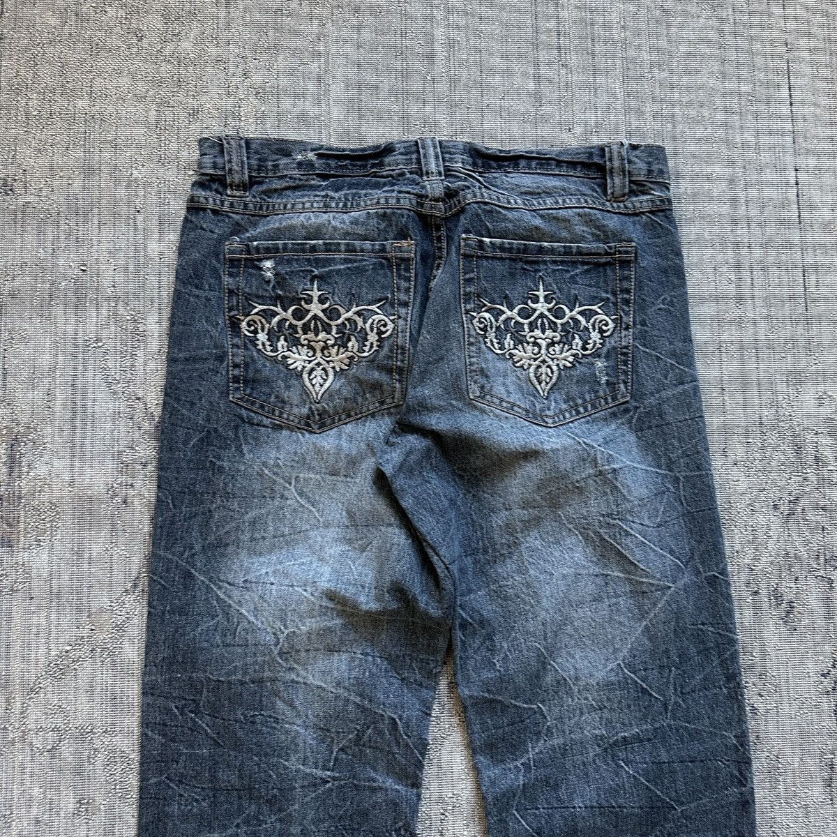 Seditionaries VINTAGE Y2K SOUTHERN TRIBAL DIE DENIM Size US 32 / EU 48 - 5 Thumbnail
