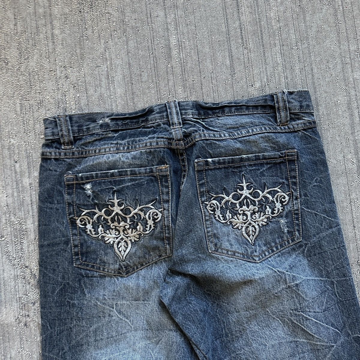 Seditionaries VINTAGE Y2K SOUTHERN TRIBAL DIE DENIM Size US 32 / EU 48 - 7 Thumbnail